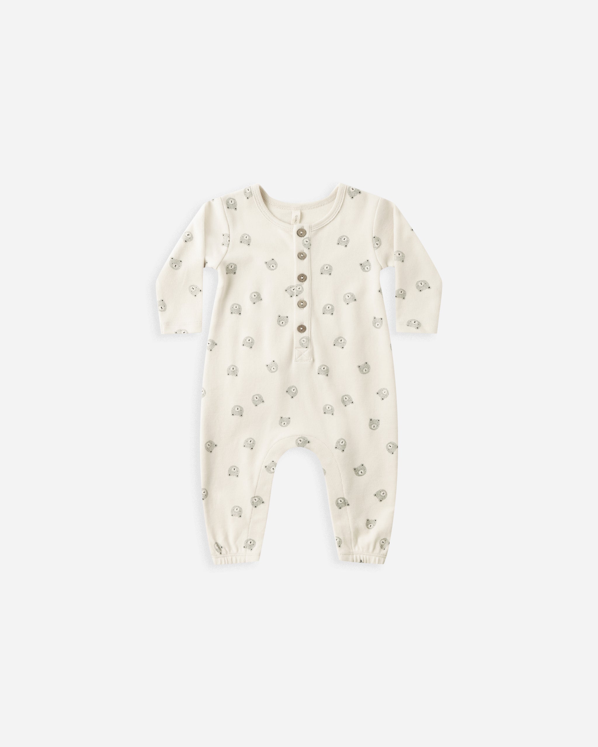 Long Sleeve Jumpsuit || Bears - Rylee + Cru | Kids Clothes | Trendy Baby Clothes | Modern Infant Outfits |