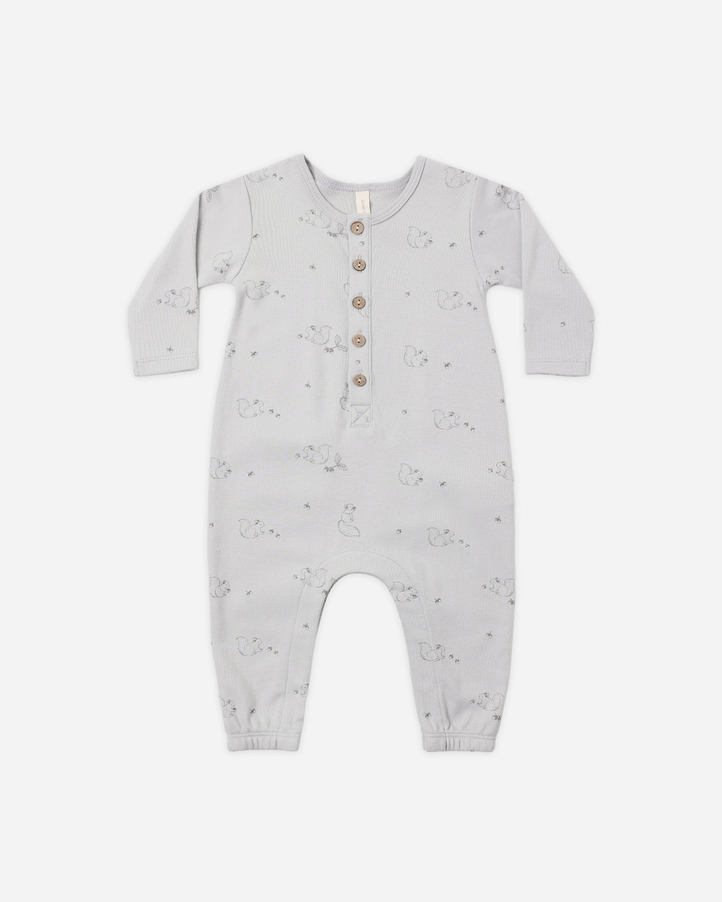 Long Sleeve Jumpsuit Squirrel - Rylee + Cru | Kids Clothes | Trendy Baby Clothes | Modern Infant Outfits |
