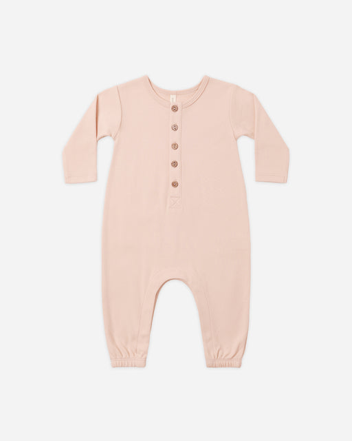 Long Sleeve Jumpsuit Dusty Rose - Rylee + Cru | Kids Clothes | Trendy Baby Clothes | Modern Infant Outfits |