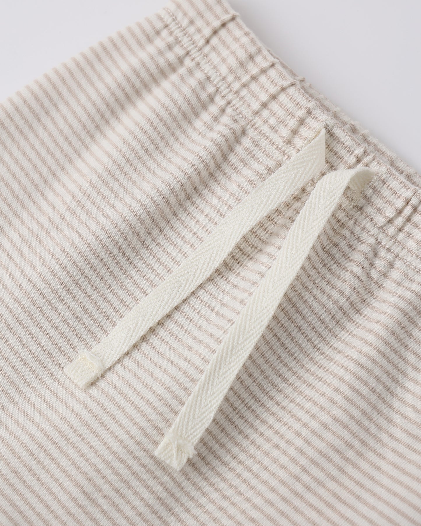 Wrap Top + Footed Pant Set Oat Micro Stripe - Rylee + Cru | Kids Clothes | Trendy Baby Clothes | Modern Infant Outfits |