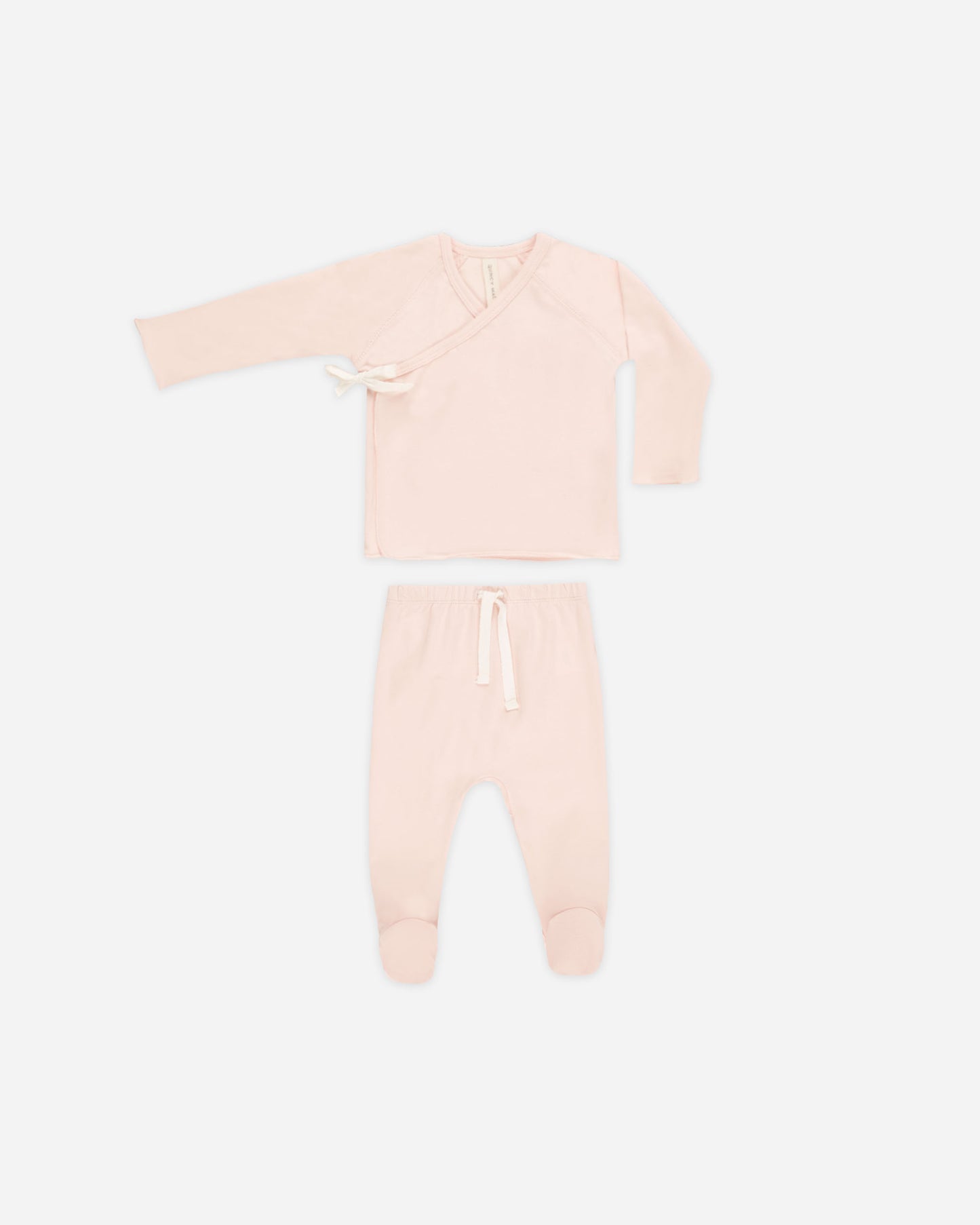 Wrap Top + Footed Pant Set || Petal - Rylee + Cru | Kids Clothes | Trendy Baby Clothes | Modern Infant Outfits |