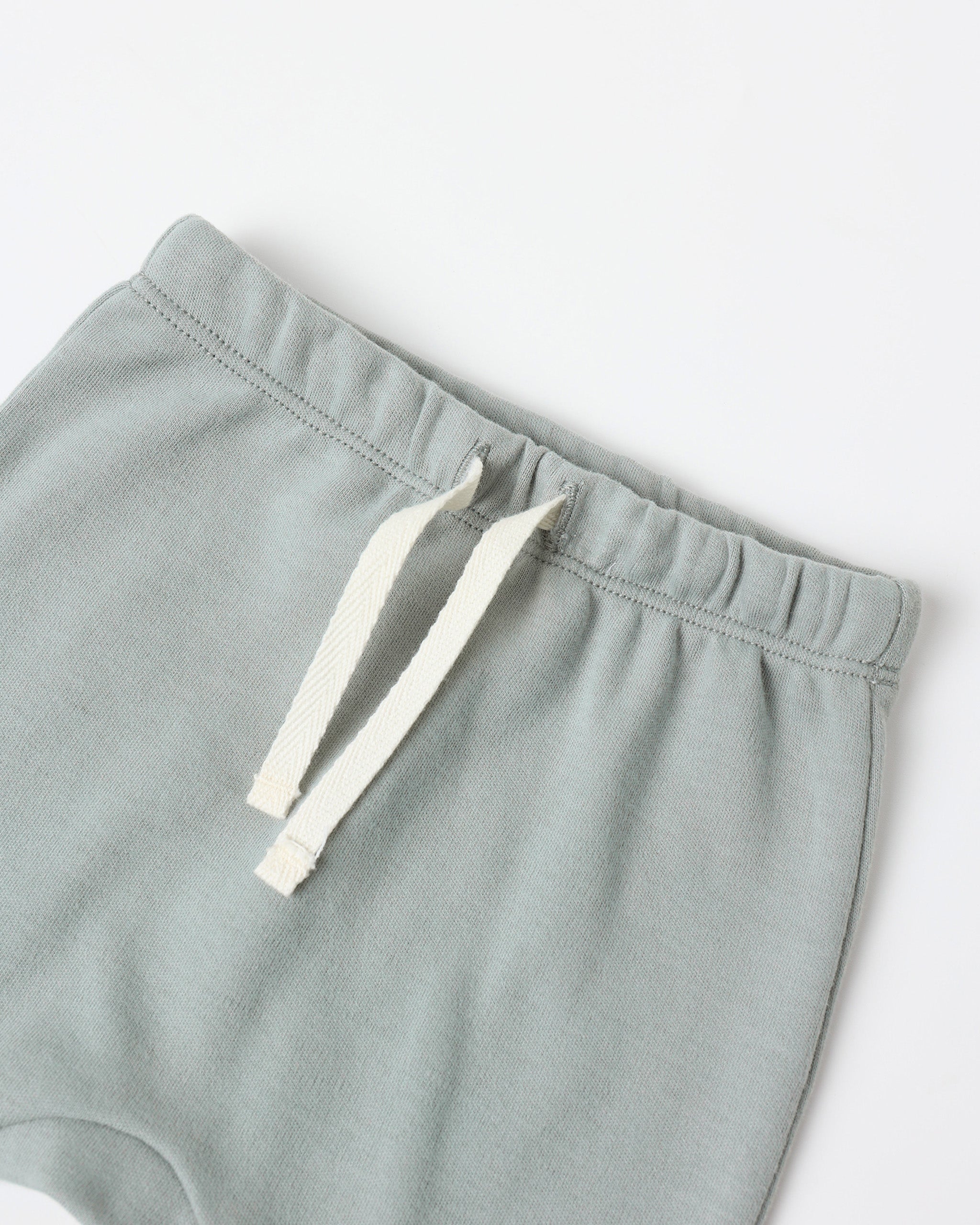 Wrap Top + Footed Pant Set || Steel Blue - Rylee + Cru | Kids Clothes | Trendy Baby Clothes | Modern Infant Outfits |