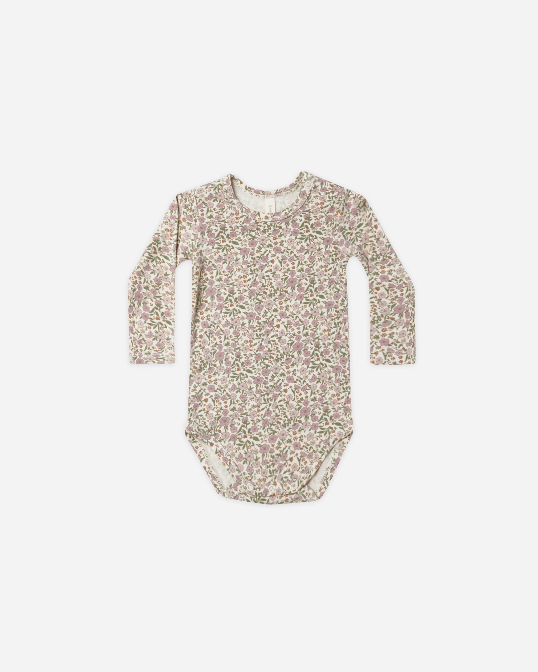 Bamboo Long Sleeve Bodysuit || Flower Field - Rylee + Cru | Kids Clothes | Trendy Baby Clothes | Modern Infant Outfits |