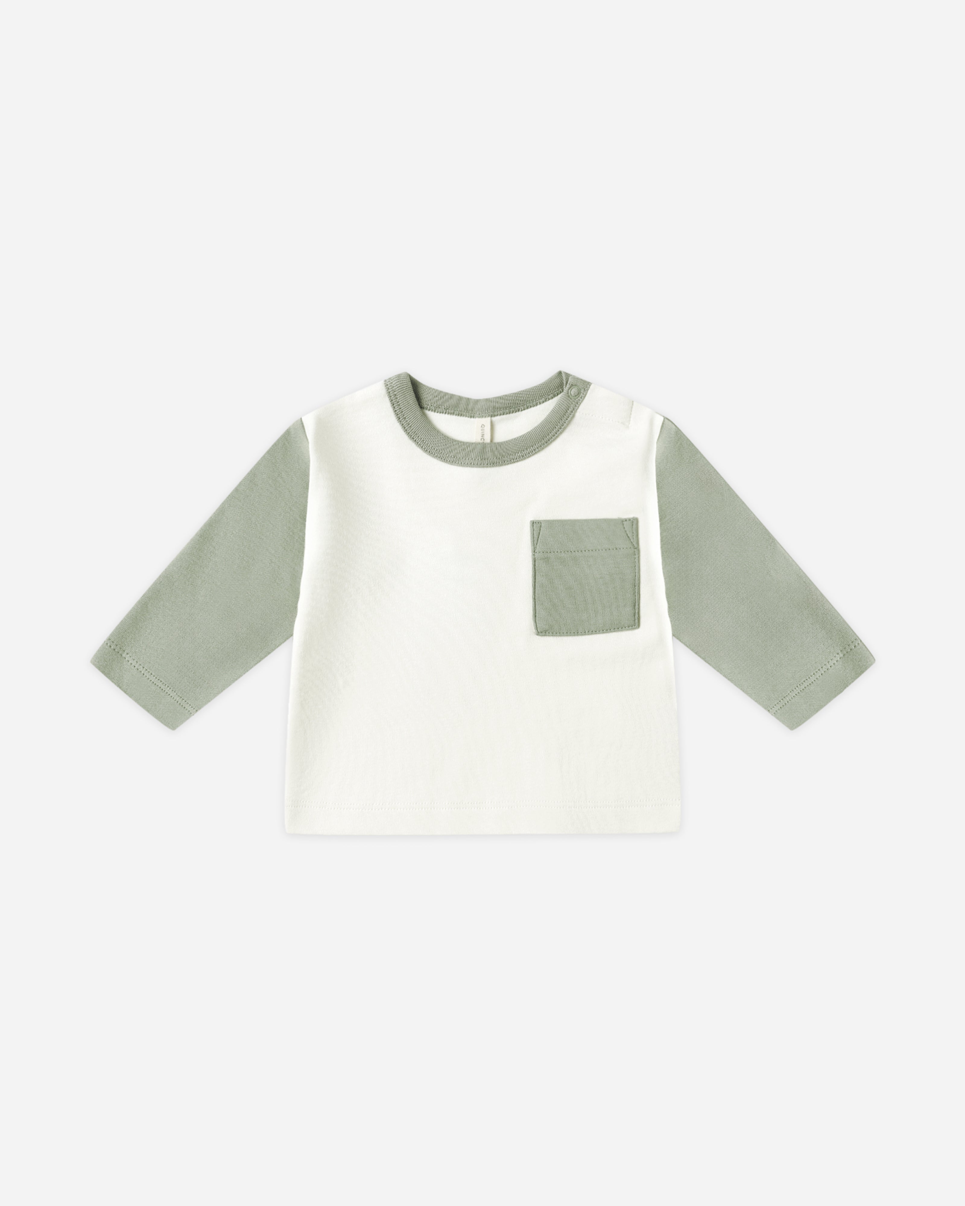 Long Sleeve Raglan Tee || Fern - Rylee + Cru | Kids Clothes | Trendy Baby Clothes | Modern Infant Outfits |
