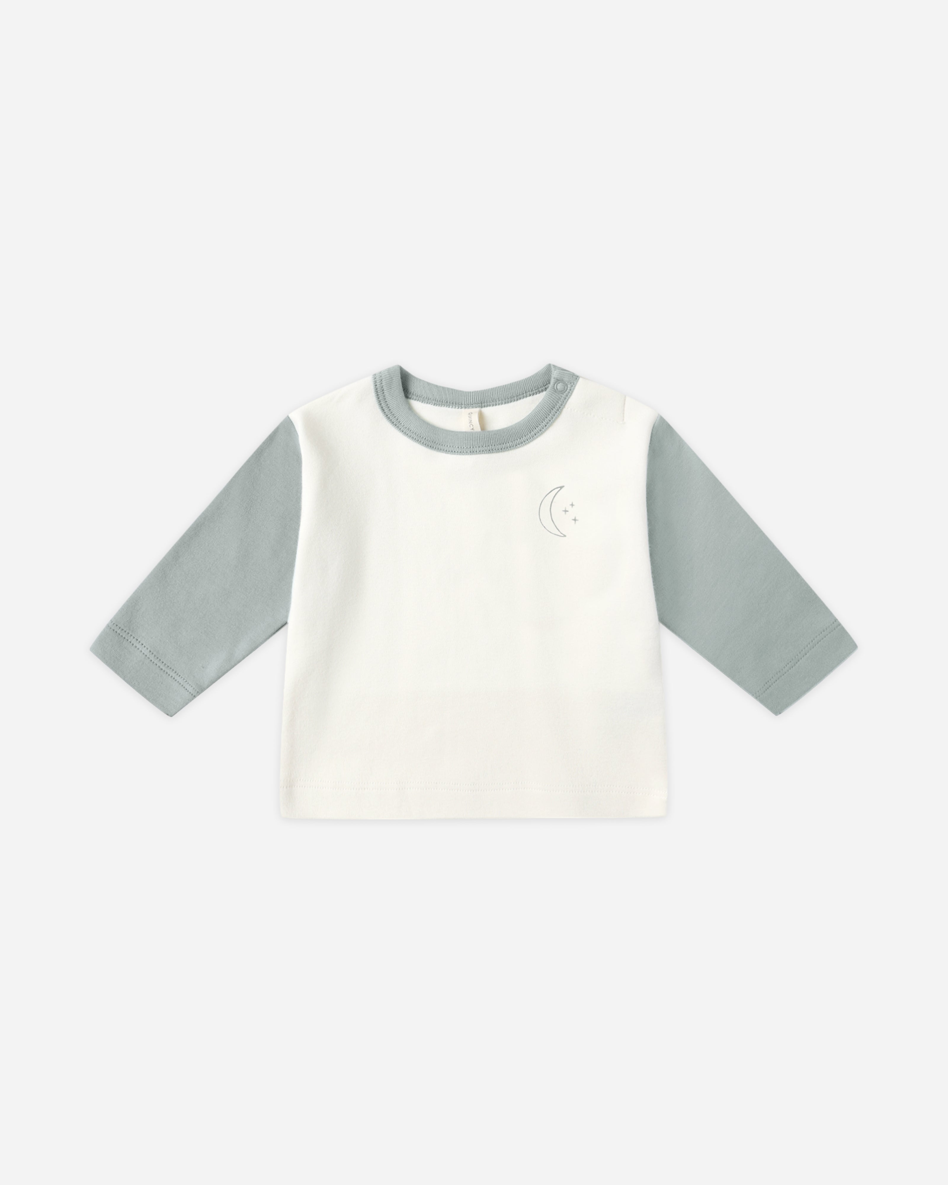 Long Sleeve Raglan Tee || Moon - Rylee + Cru | Kids Clothes | Trendy Baby Clothes | Modern Infant Outfits |