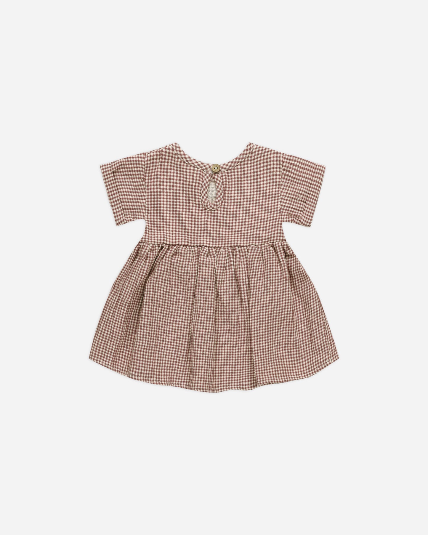 Brielle Dress || Plum Gingham