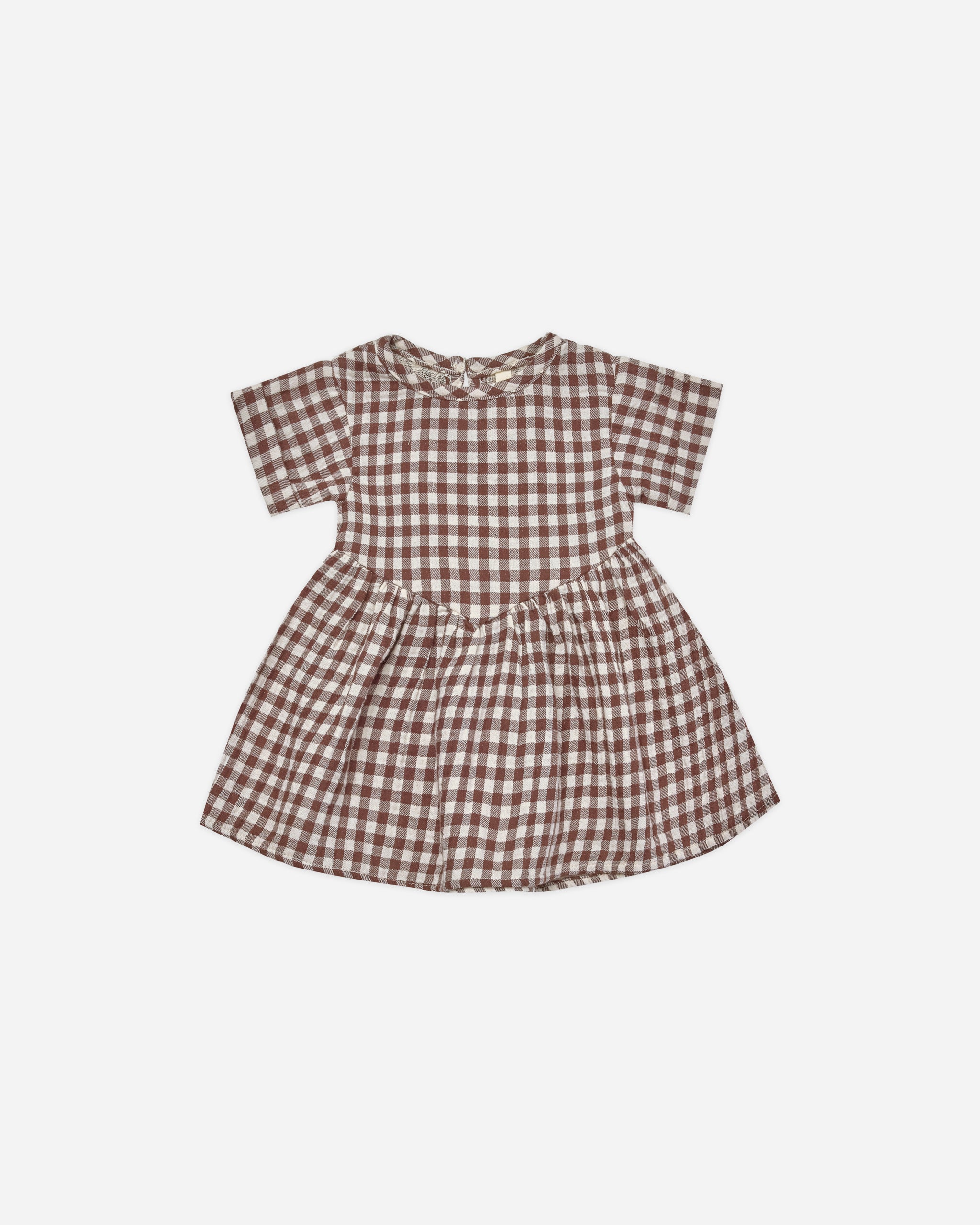 Brielle Dress || Plum Gingham - Rylee + Cru | Kids Clothes | Trendy Baby Clothes | Modern Infant Outfits |