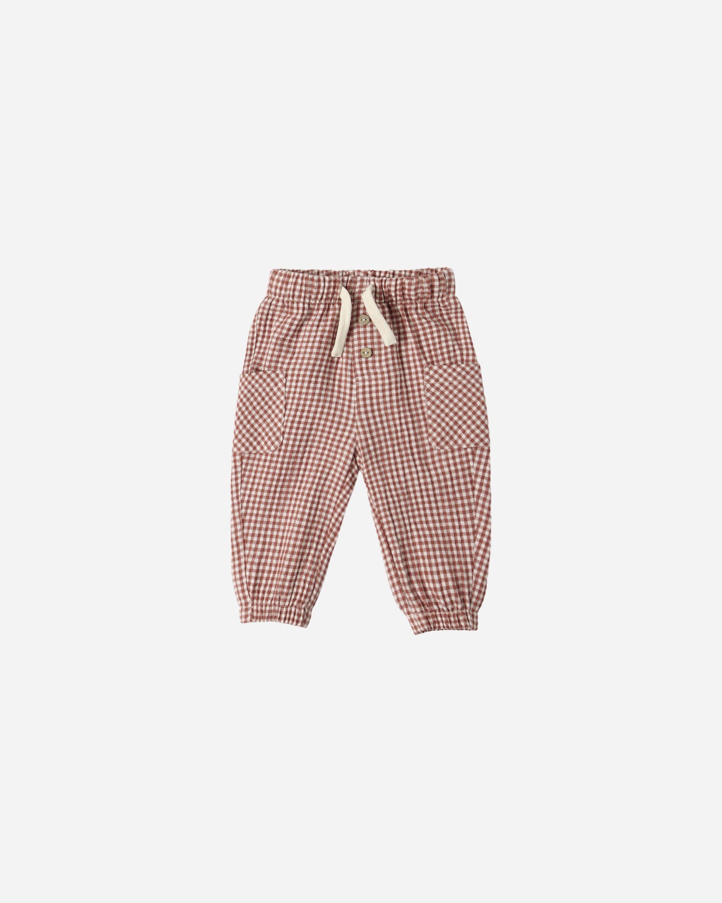 Luca Pant Red Gingham