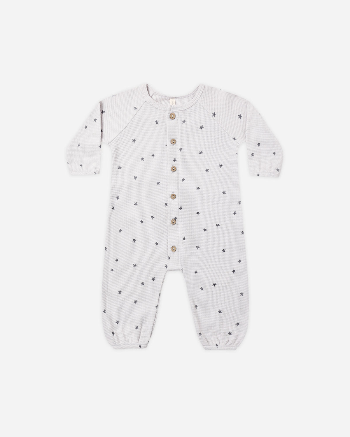 Waffle Long Sleeve Jumpsuit Stars - Rylee + Cru | Kids Clothes | Trendy Baby Clothes | Modern Infant Outfits |