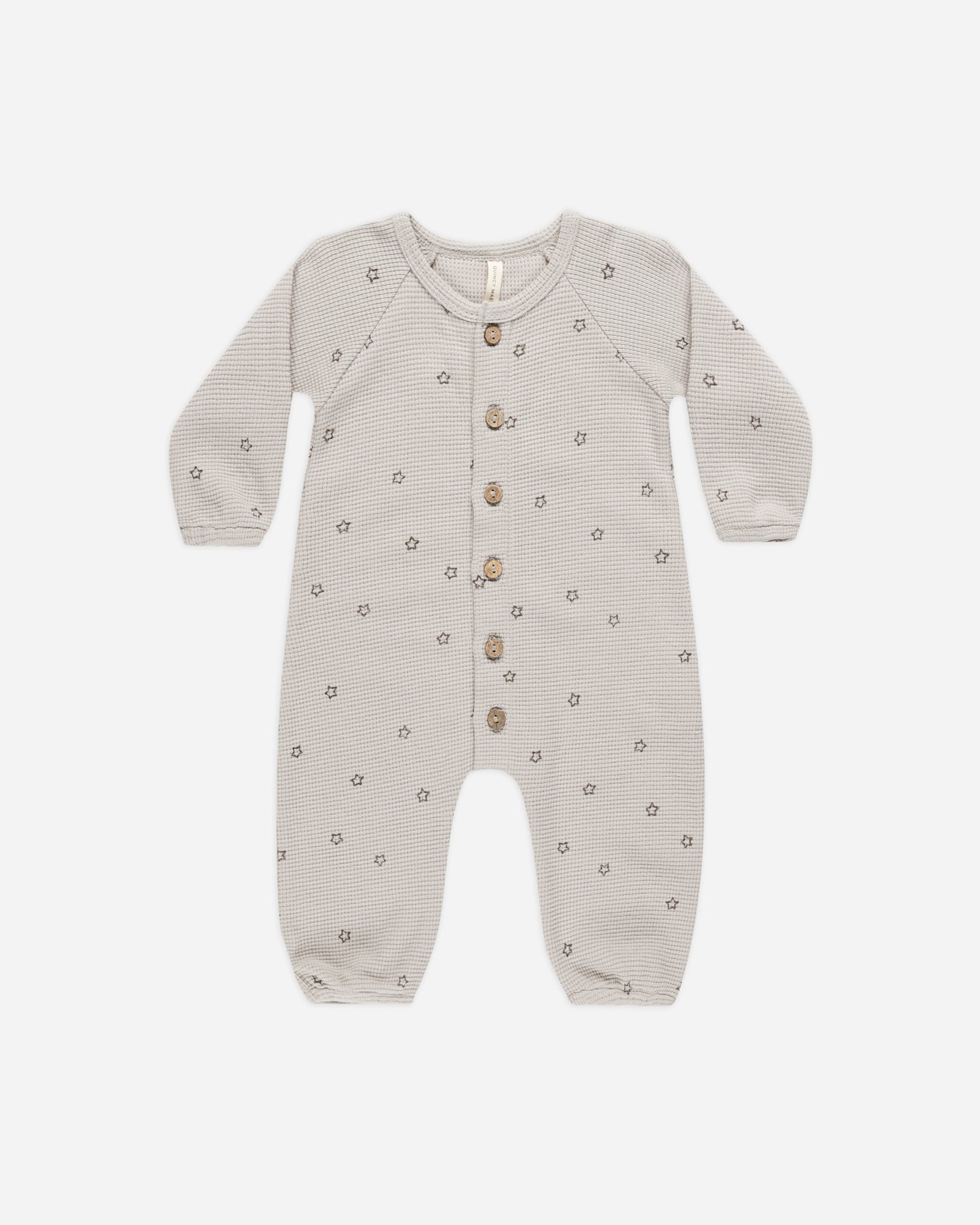 Waffle Long Sleeve Jumpsuit || Stars