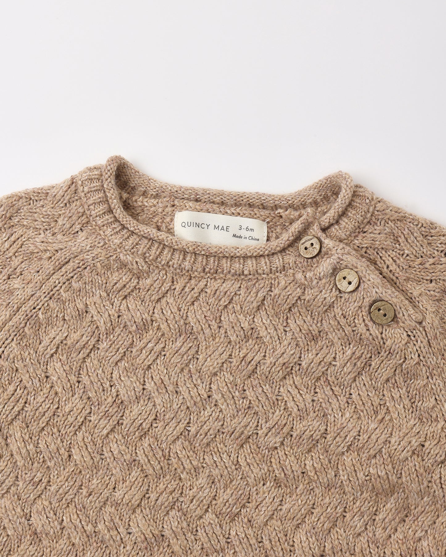 Cozy Heather Knit Jumpsuit Heathered Almond - Rylee + Cru | Kids Clothes | Trendy Baby Clothes | Modern Infant Outfits |