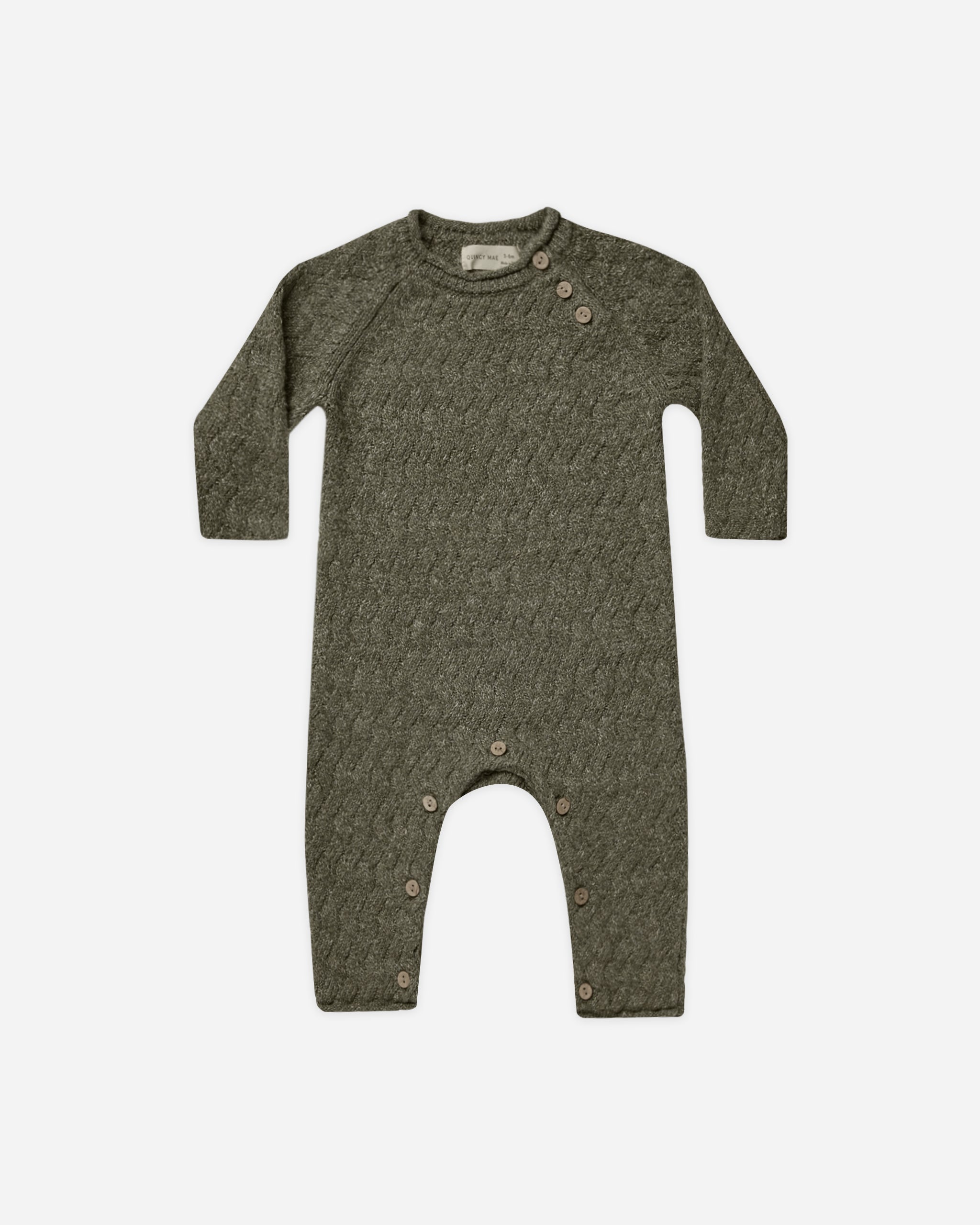 Knit Jumpsuit || Forest - Rylee + Cru | Kids Clothes | Trendy Baby Clothes | Modern Infant Outfits |