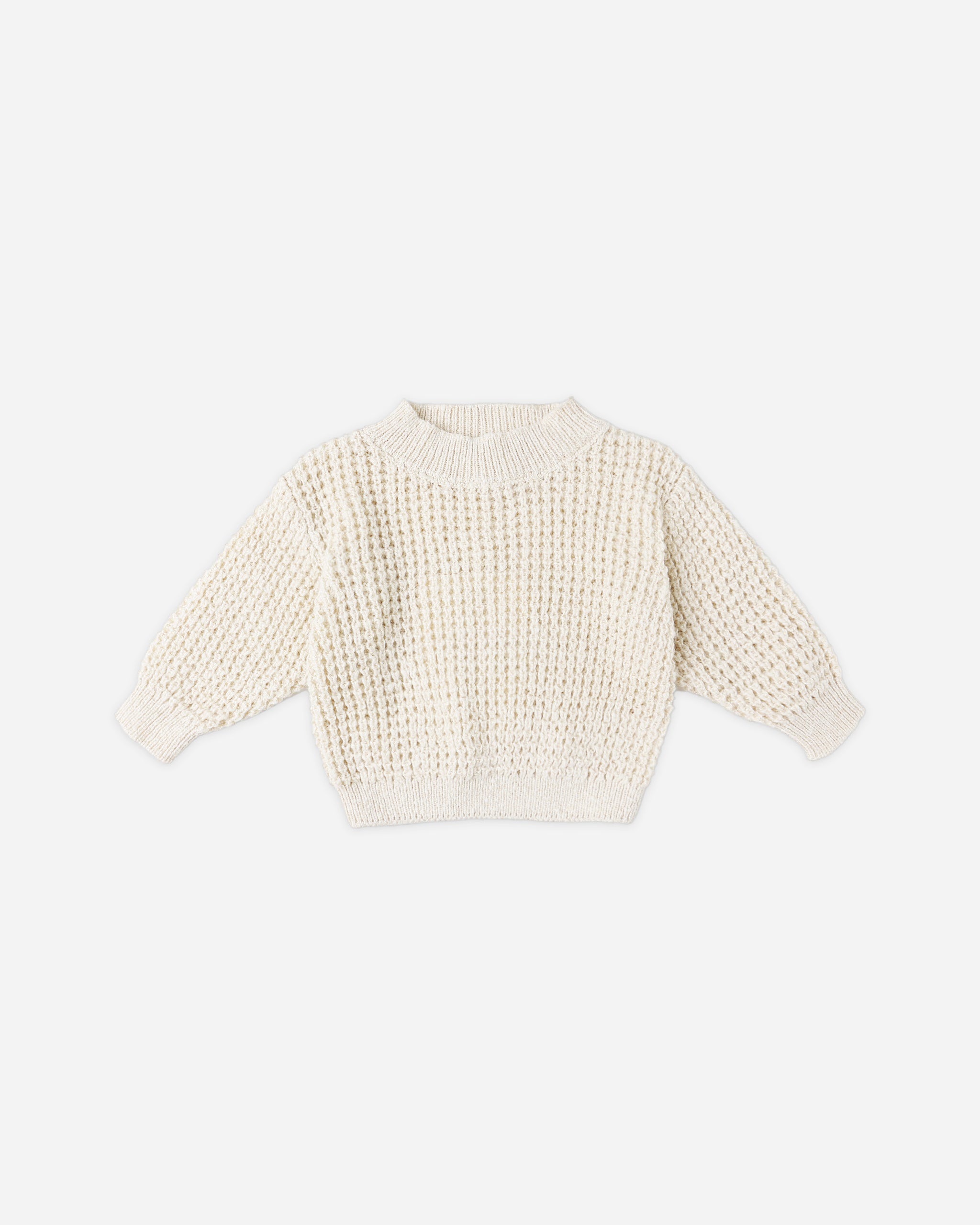 Chunky Knit Sweater || Natural - Rylee + Cru | Kids Clothes | Trendy Baby Clothes | Modern Infant Outfits |