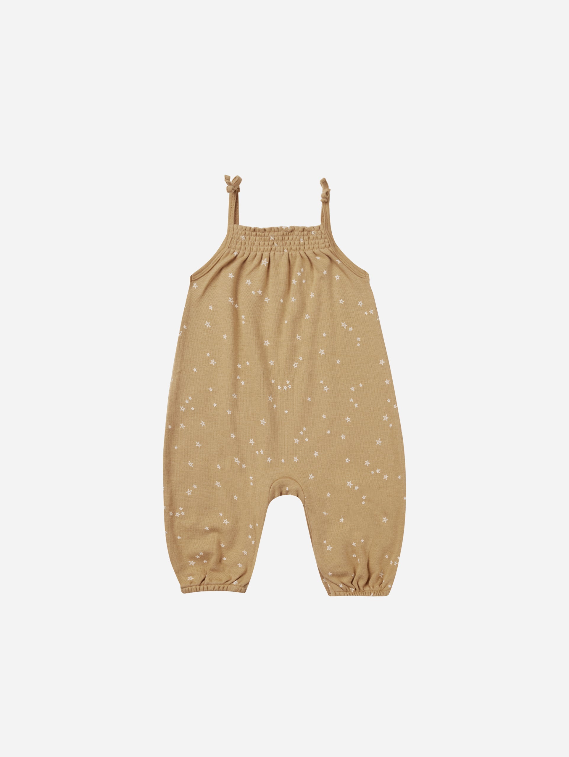 Smocked Jumpsuit || Stars - Rylee + Cru | Kids Clothes | Trendy Baby Clothes | Modern Infant Outfits |