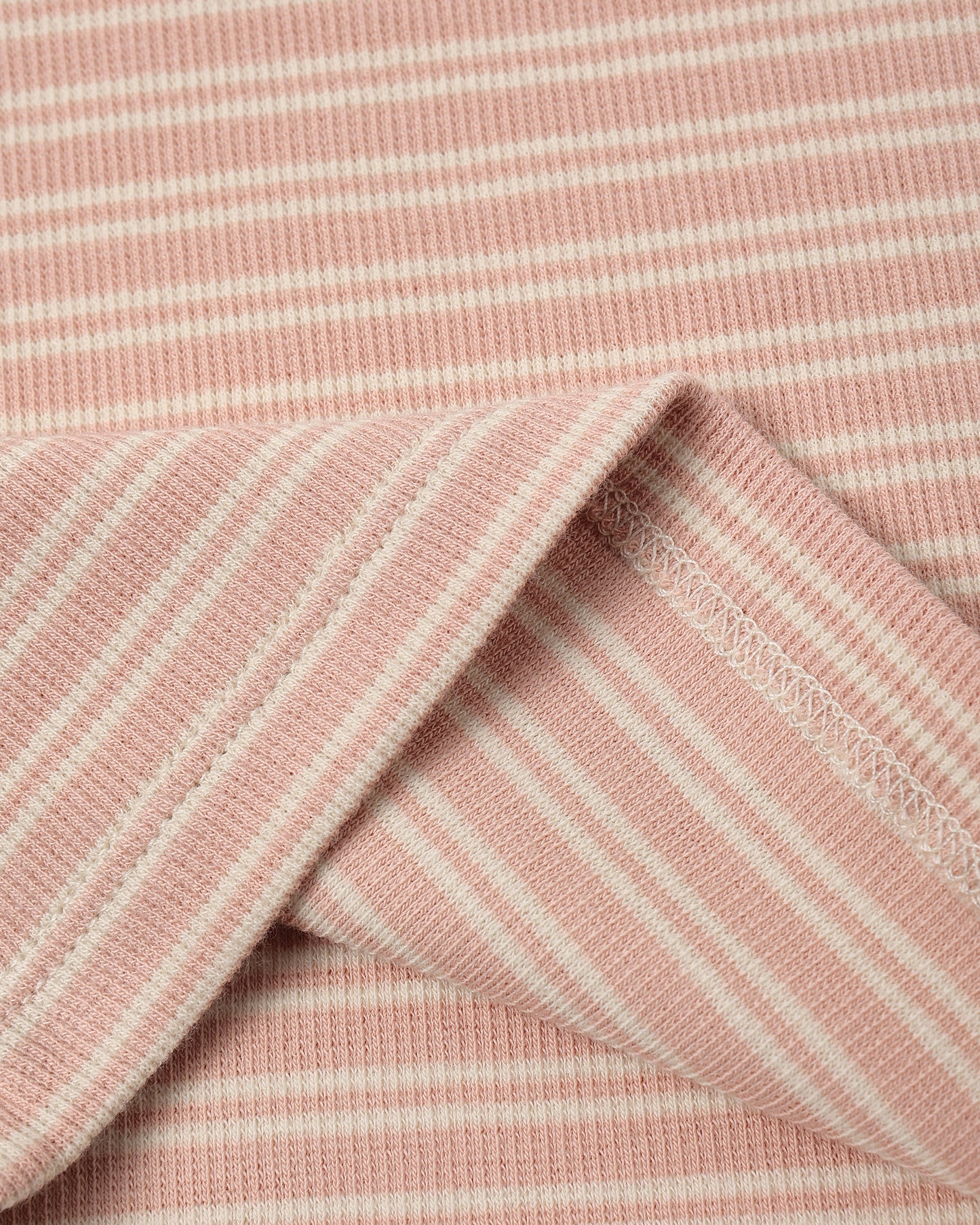 Ribbed Tee + Legging Set Dusty Rose Microstripe - Rylee + Cru | Kids Clothes | Trendy Baby Clothes | Modern Infant Outfits |