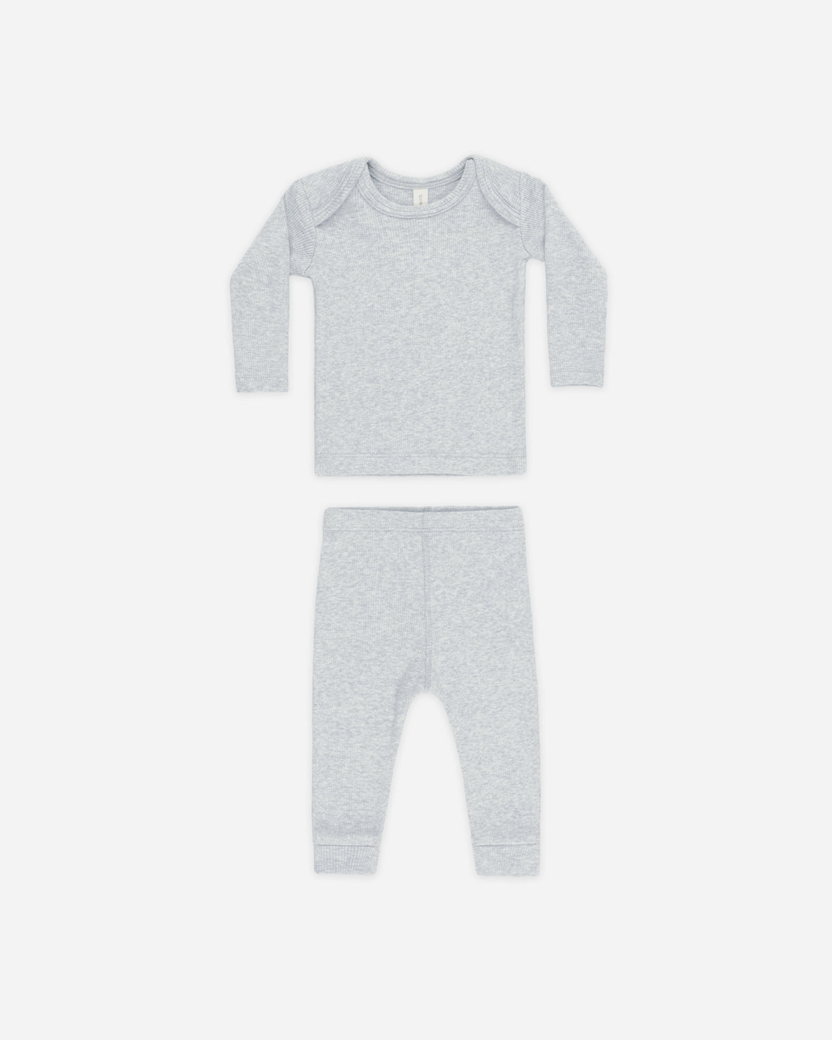 Ribbed Tee And Legging Set Dusty Blue - Rylee + Cru | Kids Clothes | Trendy Baby Clothes | Modern Infant Outfits |