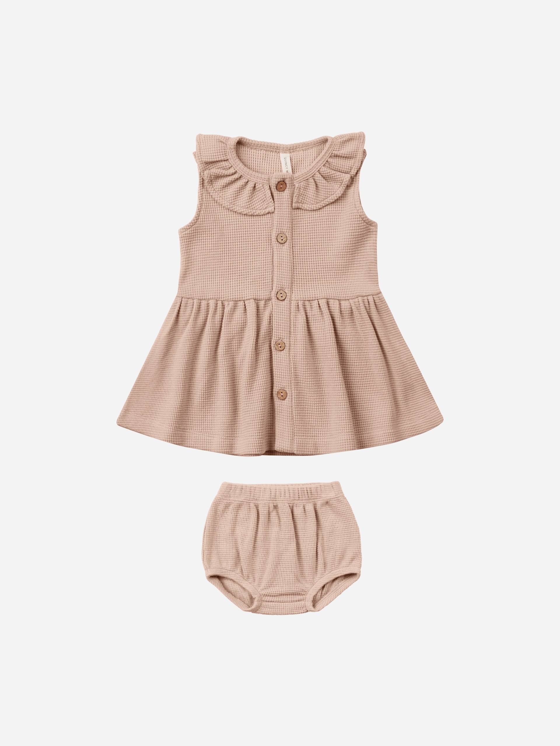Rue Tank Dress || Blush - Rylee + Cru | Kids Clothes | Trendy Baby Clothes | Modern Infant Outfits |