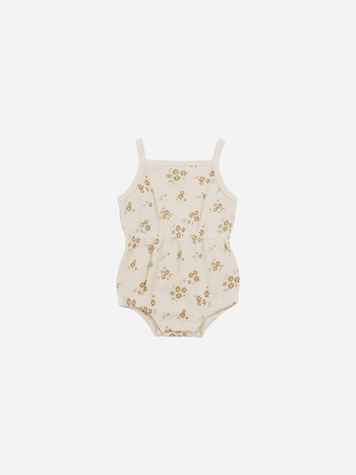 Quincy Mae Hayes Romper | Oat Gingham main image 0