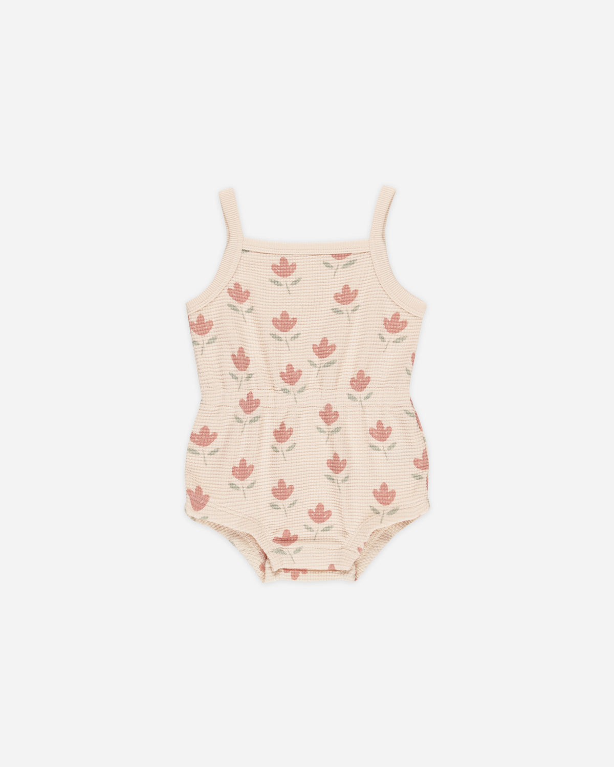 QUINCY MAE TATUM ROMPER OCEAN STRIPE main image 0