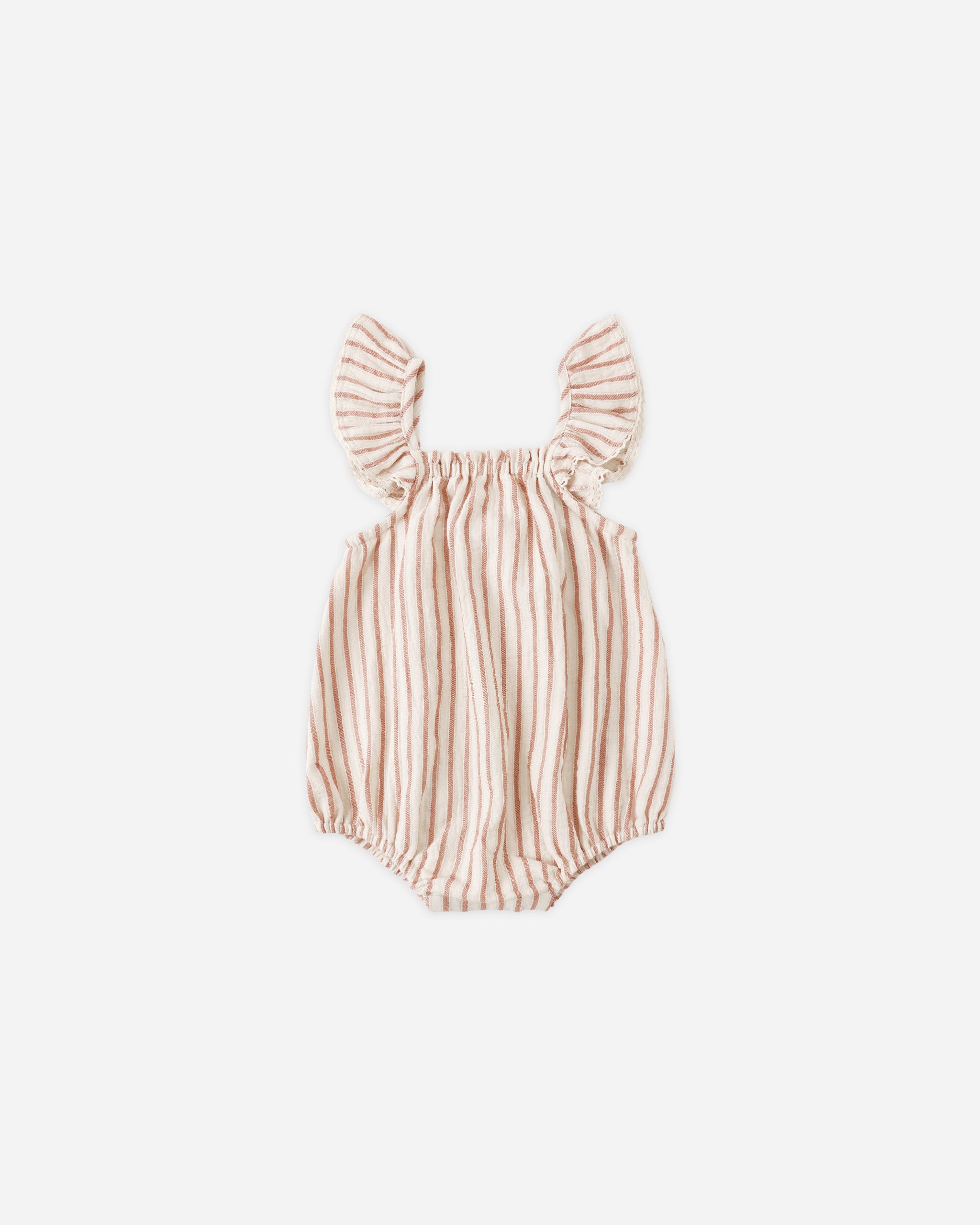 Bonnie Romper Vintage Stripe - Rylee + Cru | Kids Clothes | Trendy Baby Clothes | Modern Infant Outfits |