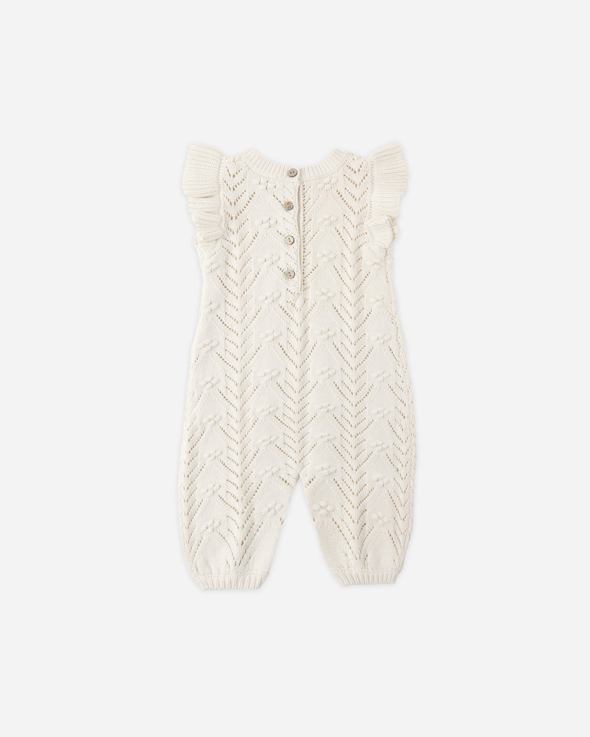 Mira Knit Romper Natural – Quincy Mae
