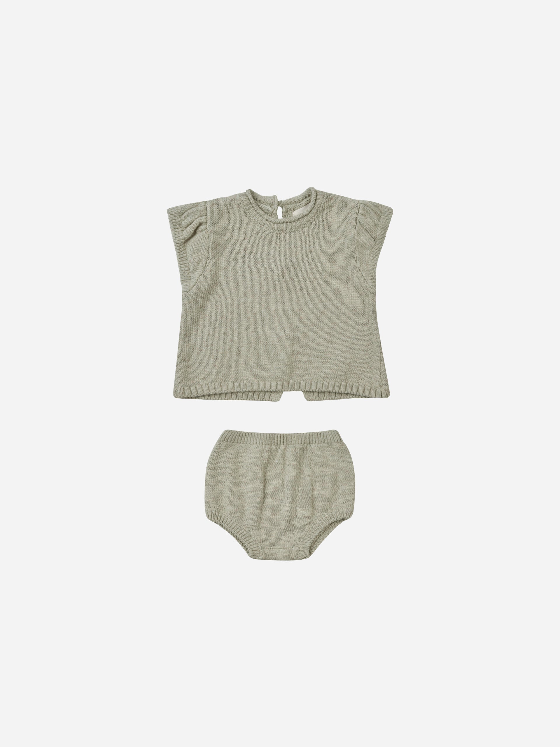 Penny Knit Set || Sage - Rylee + Cru | Kids Clothes | Trendy Baby Clothes | Modern Infant Outfits |