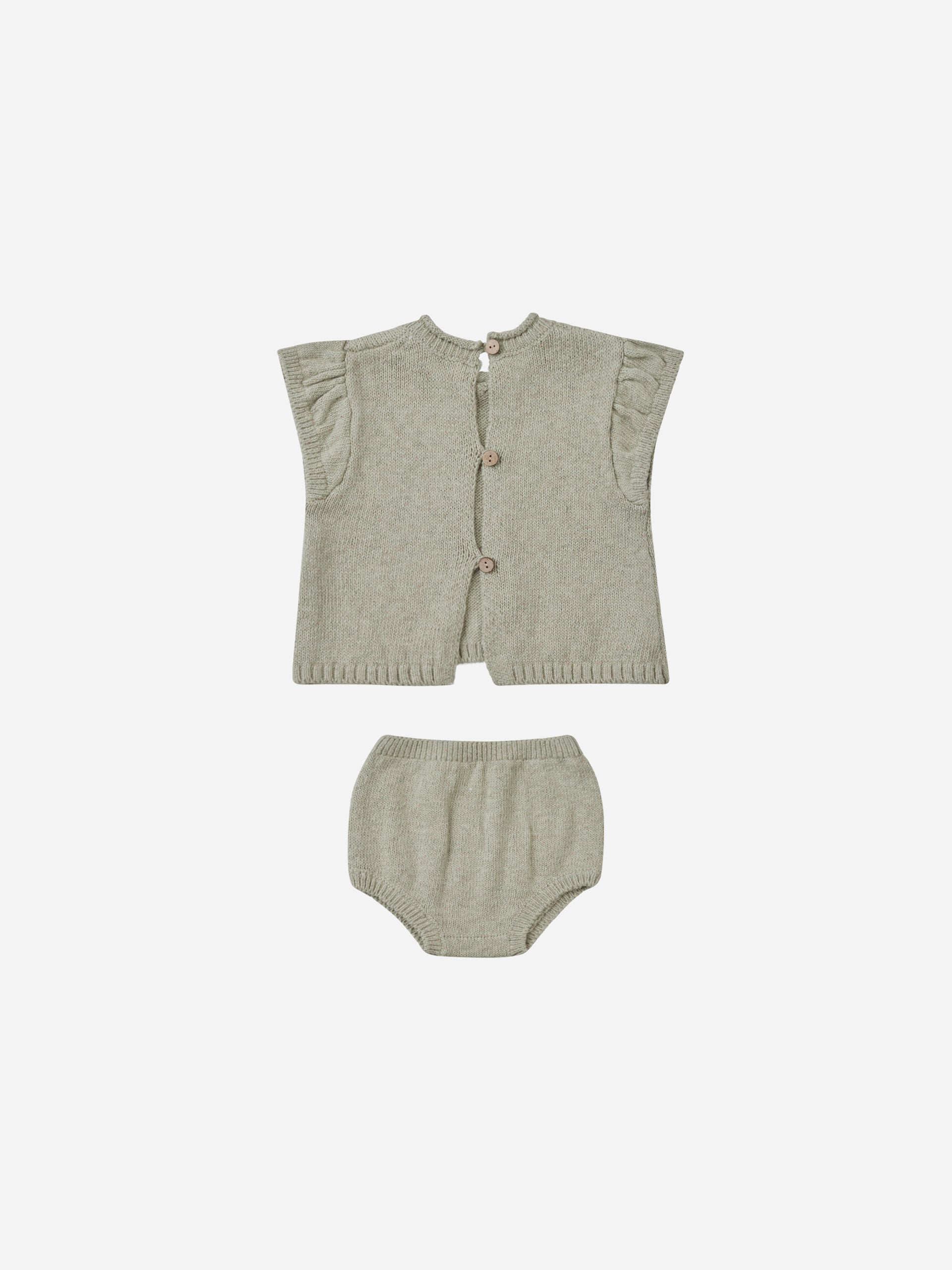 Penny Knit Set || Sage - Rylee + Cru | Kids Clothes | Trendy Baby Clothes | Modern Infant Outfits |
