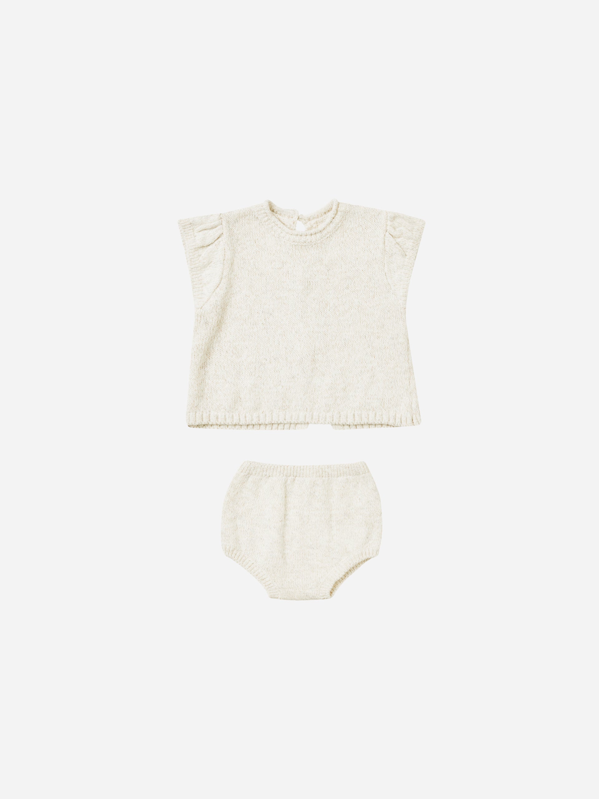 Penny Knit Set || Ivory - Rylee + Cru | Kids Clothes | Trendy Baby Clothes | Modern Infant Outfits |