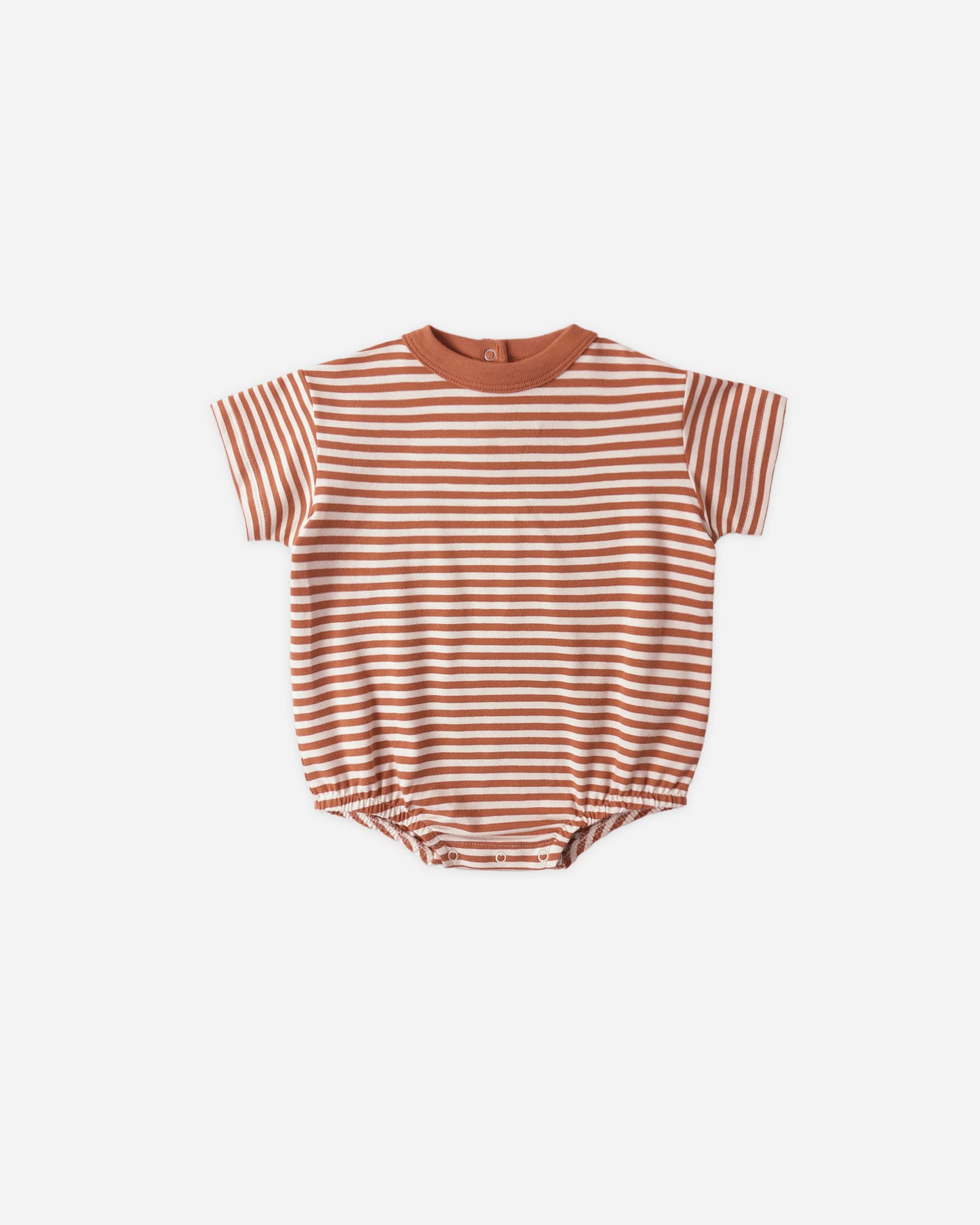 Relaxed Bubble Romper Poppy Stripe - Rylee + Cru | Kids Clothes | Trendy Baby Clothes | Modern Infant Outfits |