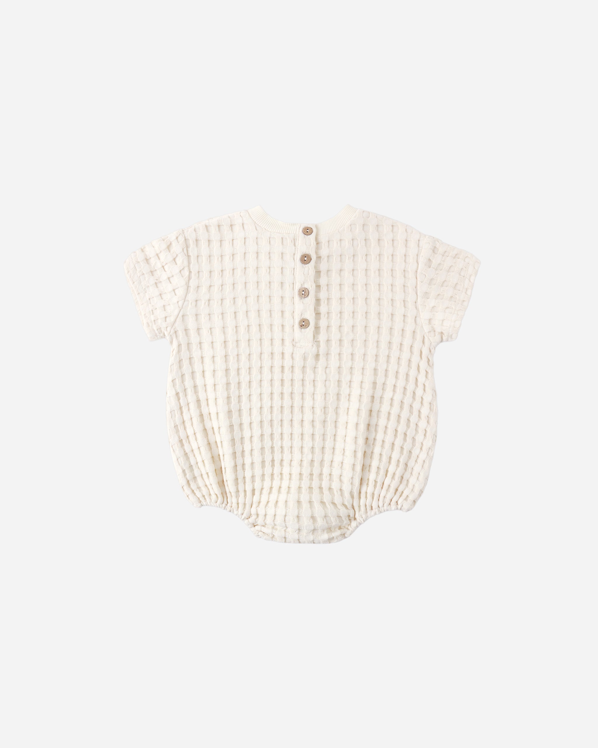 Relaxed Bubble Romper Natural - Rylee + Cru | Kids Clothes | Trendy Baby Clothes | Modern Infant Outfits |