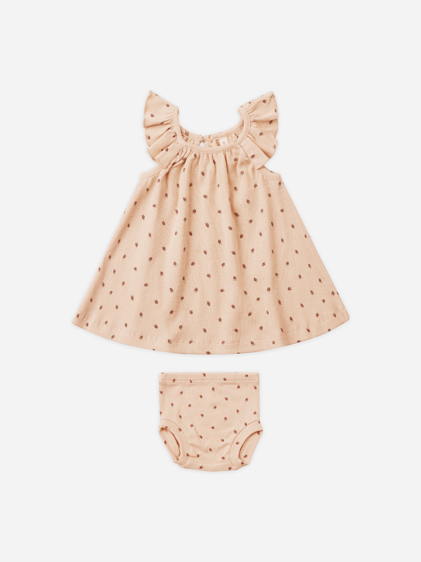 Ruffle Swing Dress || Strawberries - Rylee + Cru | Kids Clothes | Trendy Baby Clothes | Modern Infant Outfits |