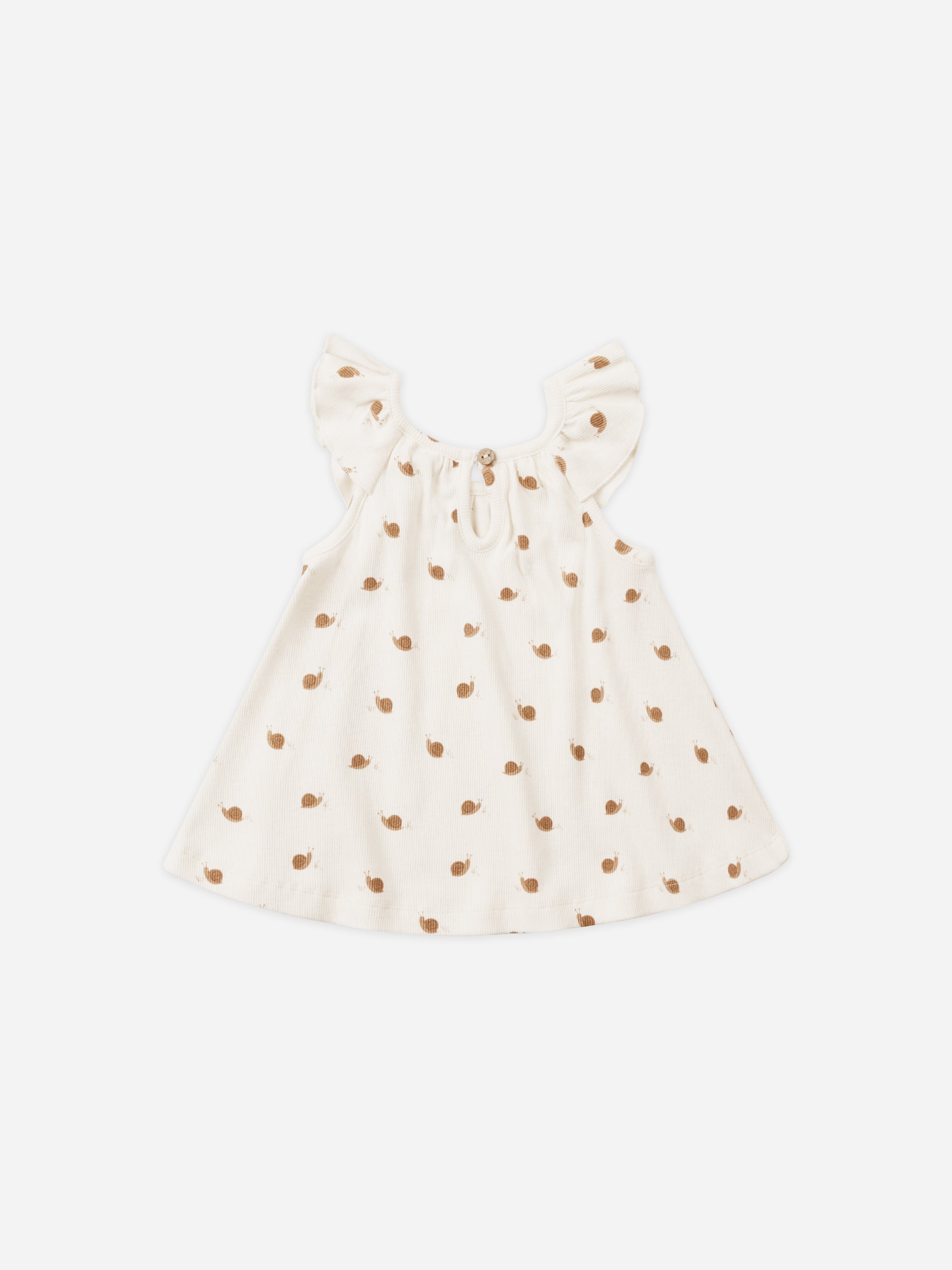 Ruffle Swing Dress || Snails - Rylee + Cru | Kids Clothes | Trendy Baby Clothes | Modern Infant Outfits |