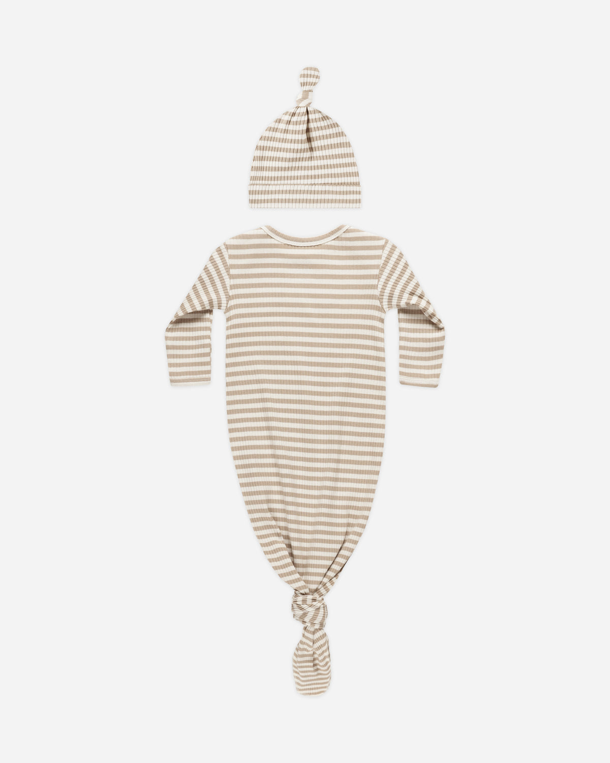 Quincy Mae Knotted Baby Gown & Hat Set | Daisy Fields main image 0