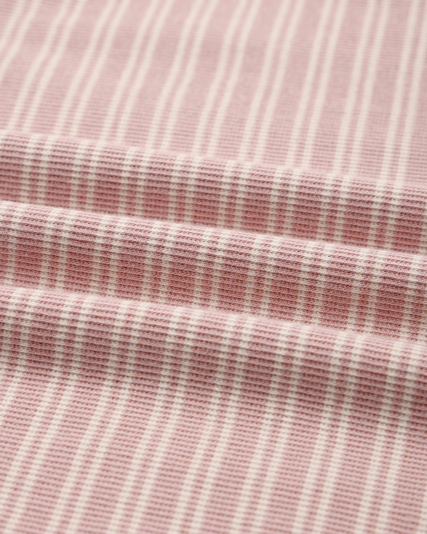 Knotted Baby Gown + Hat Set Dusty Rose Microstripe - Rylee + Cru | Kids Clothes | Trendy Baby Clothes | Modern Infant Outfits |