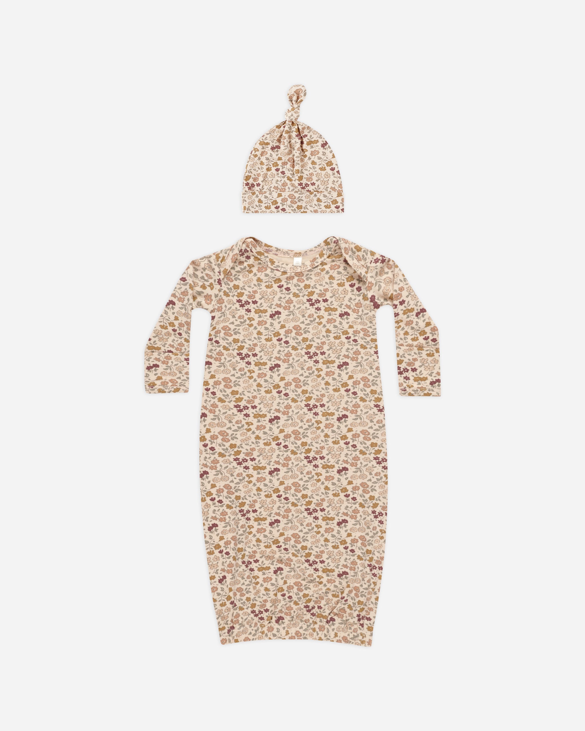 Bamboo Baby Gown + Hat Set || Posy