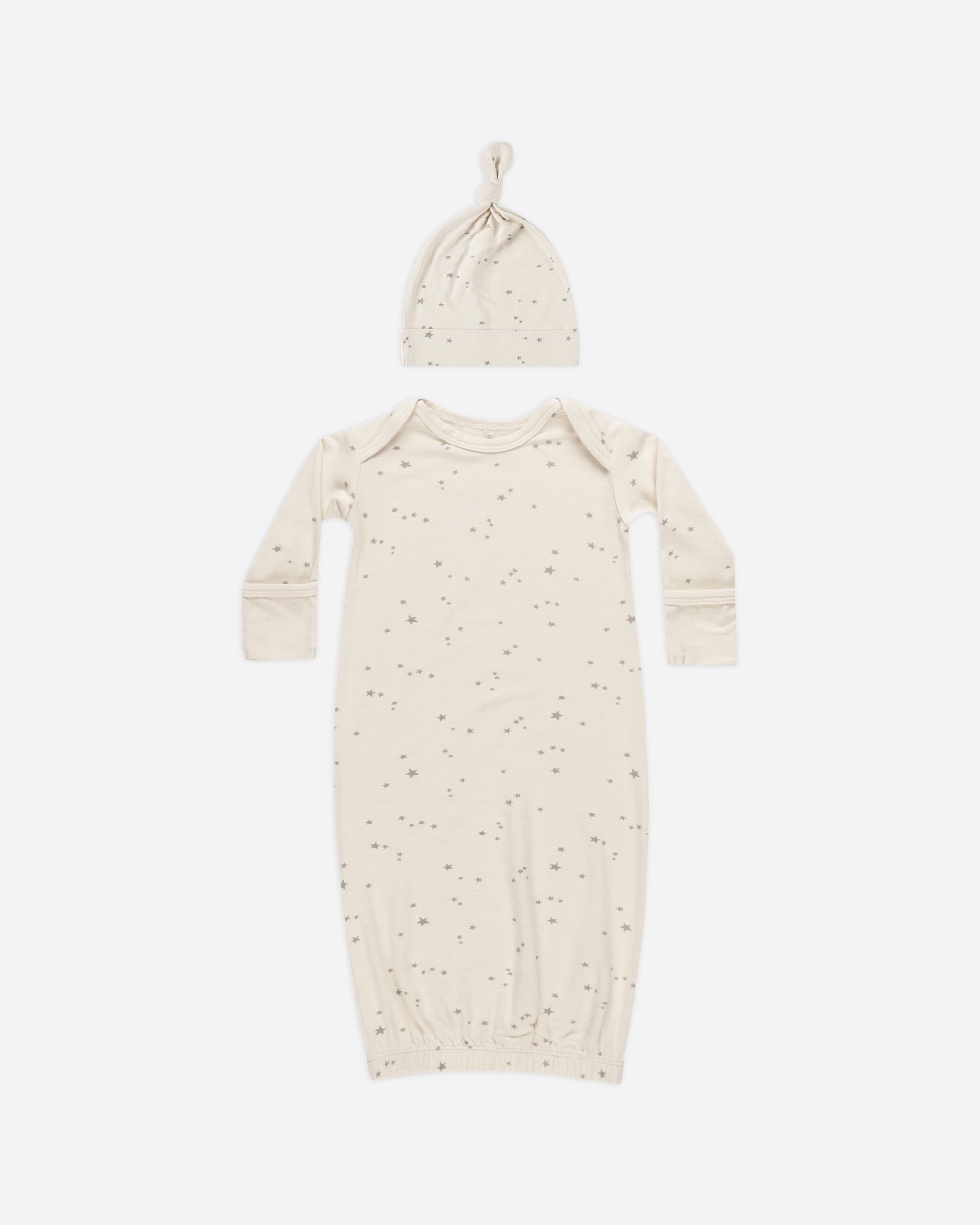 Bamboo Baby Gown + Hat Set || Twinkle