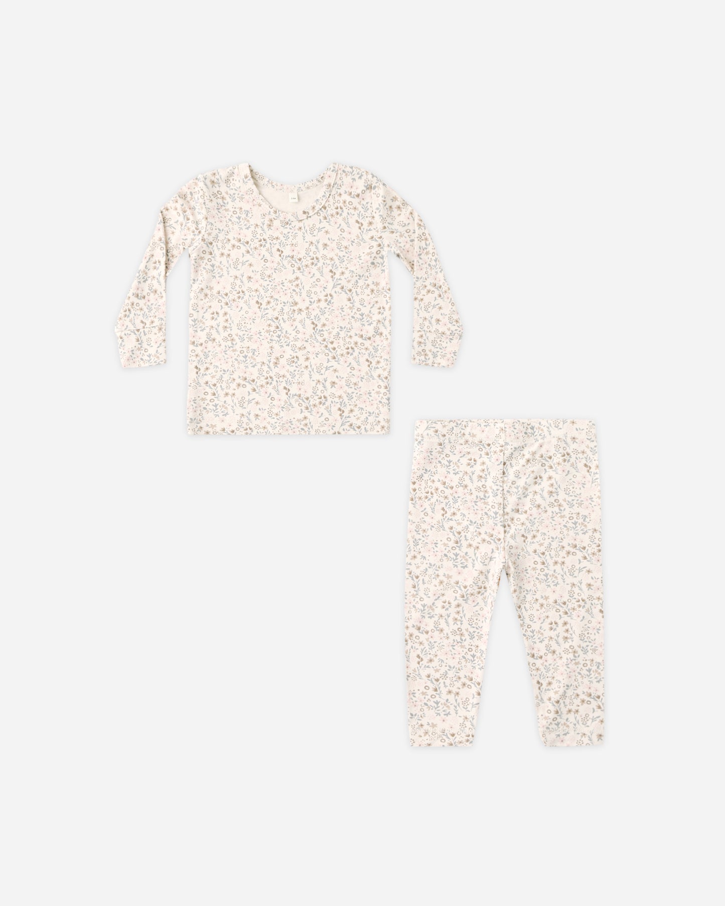 Bamboo Pajama Set Bloom - Rylee + Cru | Kids Clothes | Trendy Baby Clothes | Modern Infant Outfits |
