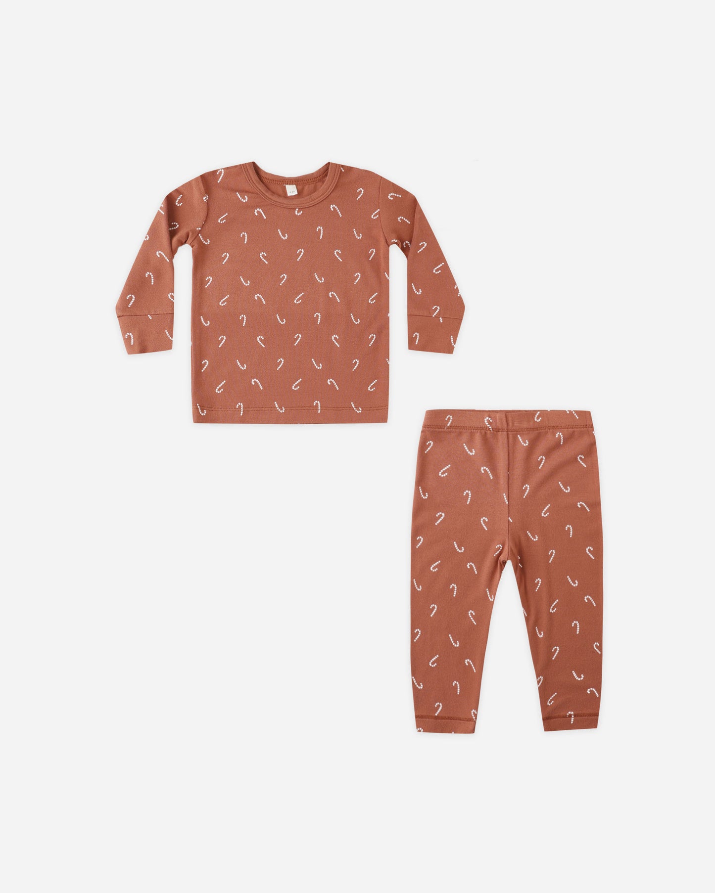 Bamboo Pajama Set || Candy Canes - Rylee + Cru | Kids Clothes | Trendy Baby Clothes | Modern Infant Outfits |
