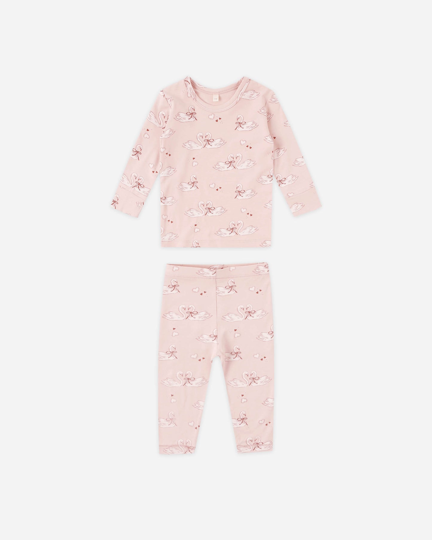 Bamboo Pajama Set Swans