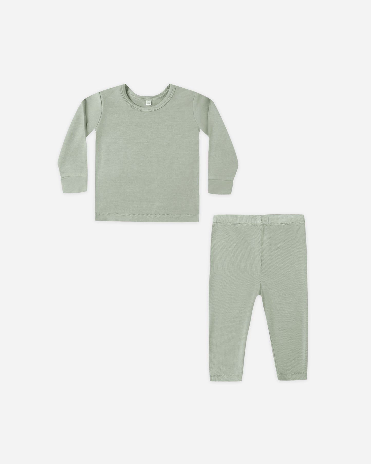 Bamboo Pajama Set || Fern - Rylee + Cru | Kids Clothes | Trendy Baby Clothes | Modern Infant Outfits |
