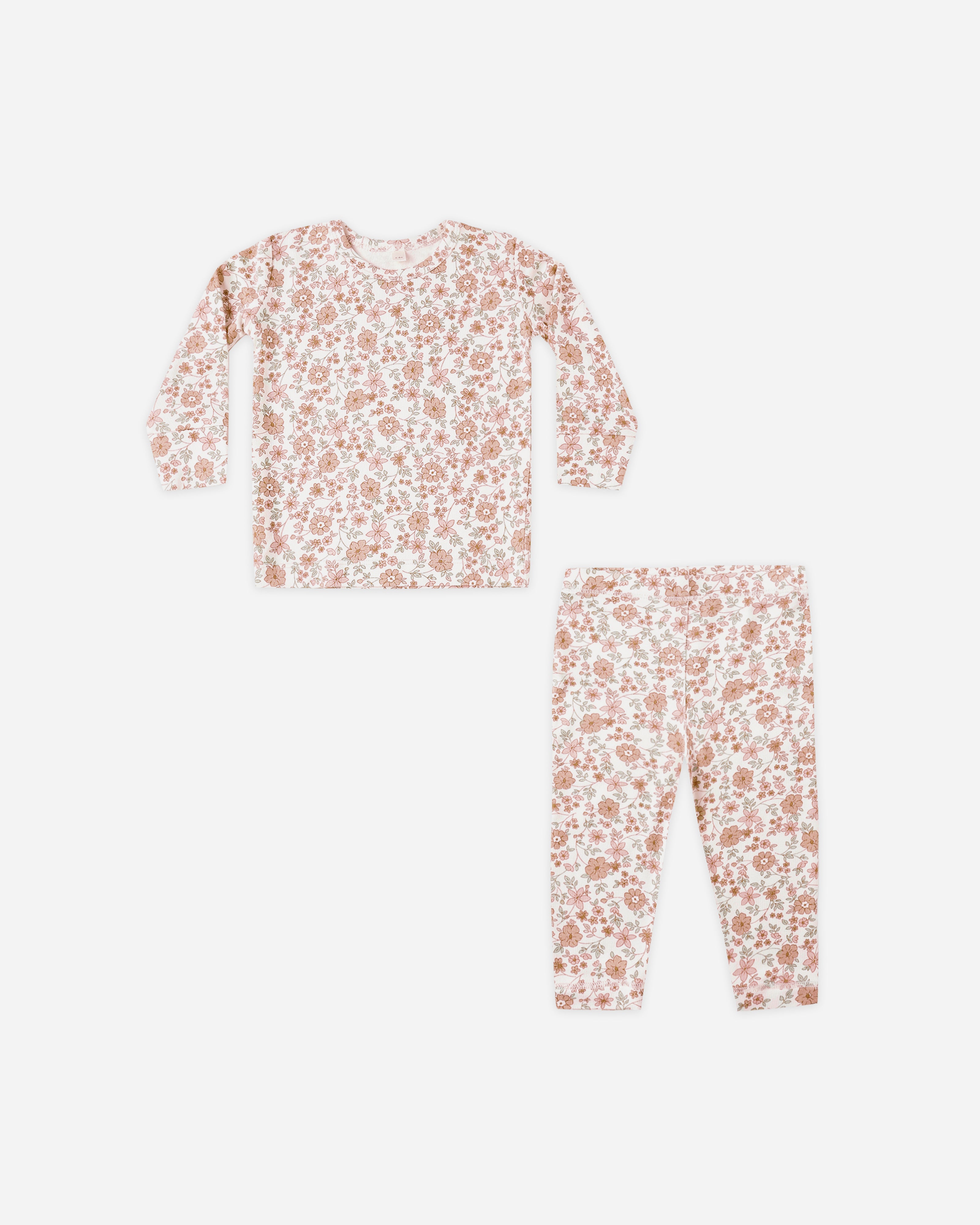 Bamboo Pajama Set || Bloom - Rylee + Cru | Kids Clothes | Trendy Baby Clothes | Modern Infant Outfits |