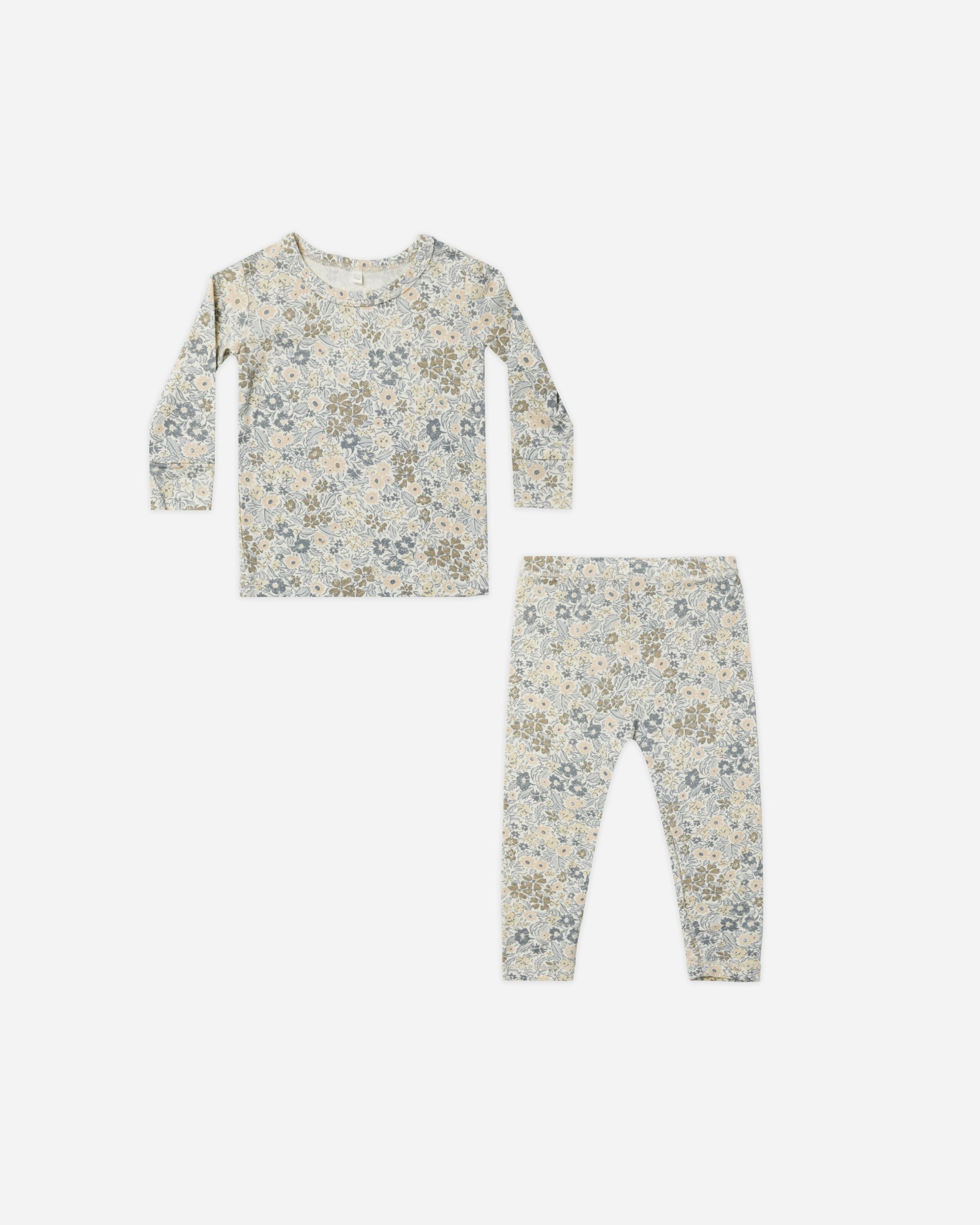 Bamboo Pajama Set || Winter Garden - Rylee + Cru | Kids Clothes | Trendy Baby Clothes | Modern Infant Outfits |