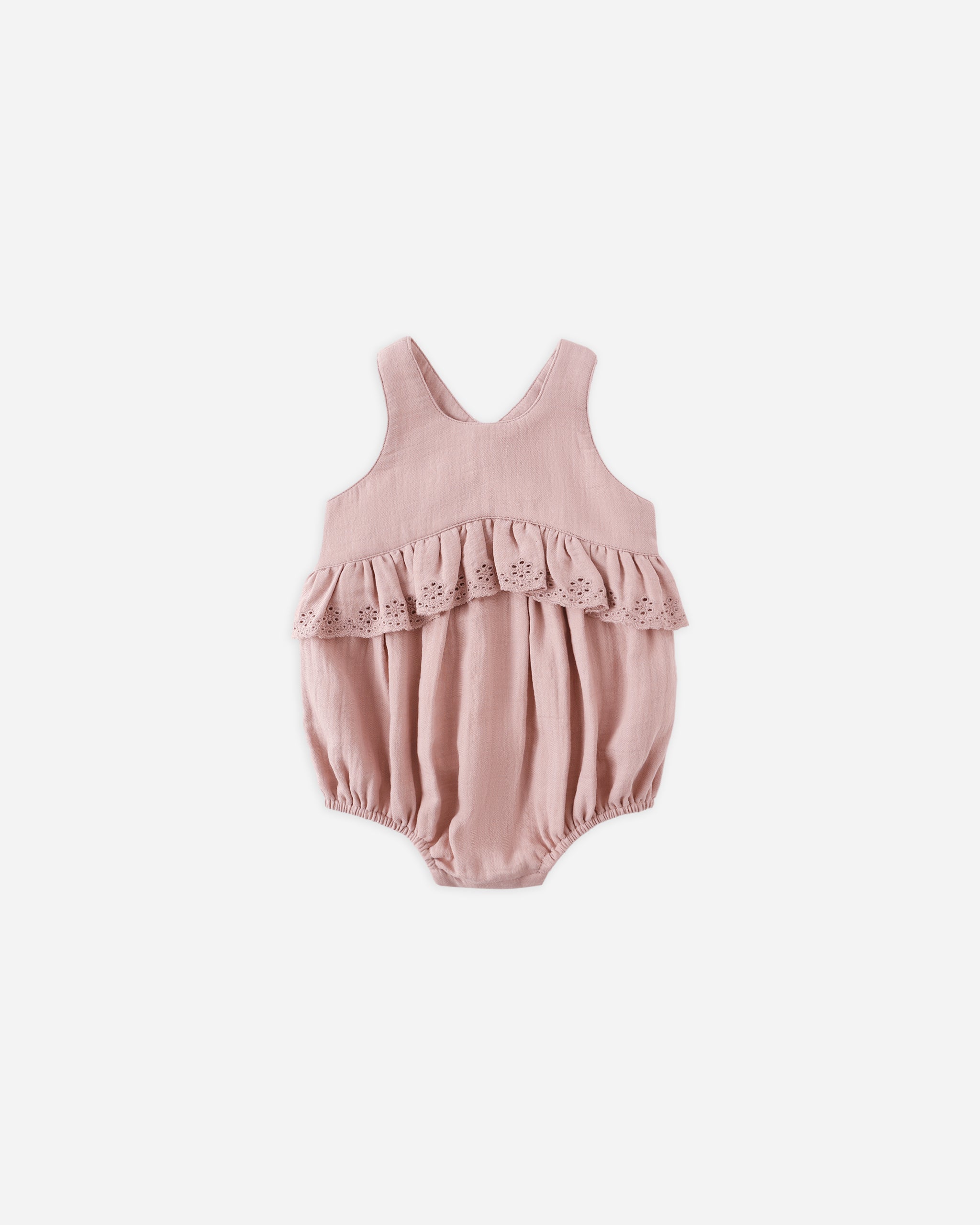 Penny Romper Mauve - Rylee + Cru | Kids Clothes | Trendy Baby Clothes | Modern Infant Outfits |