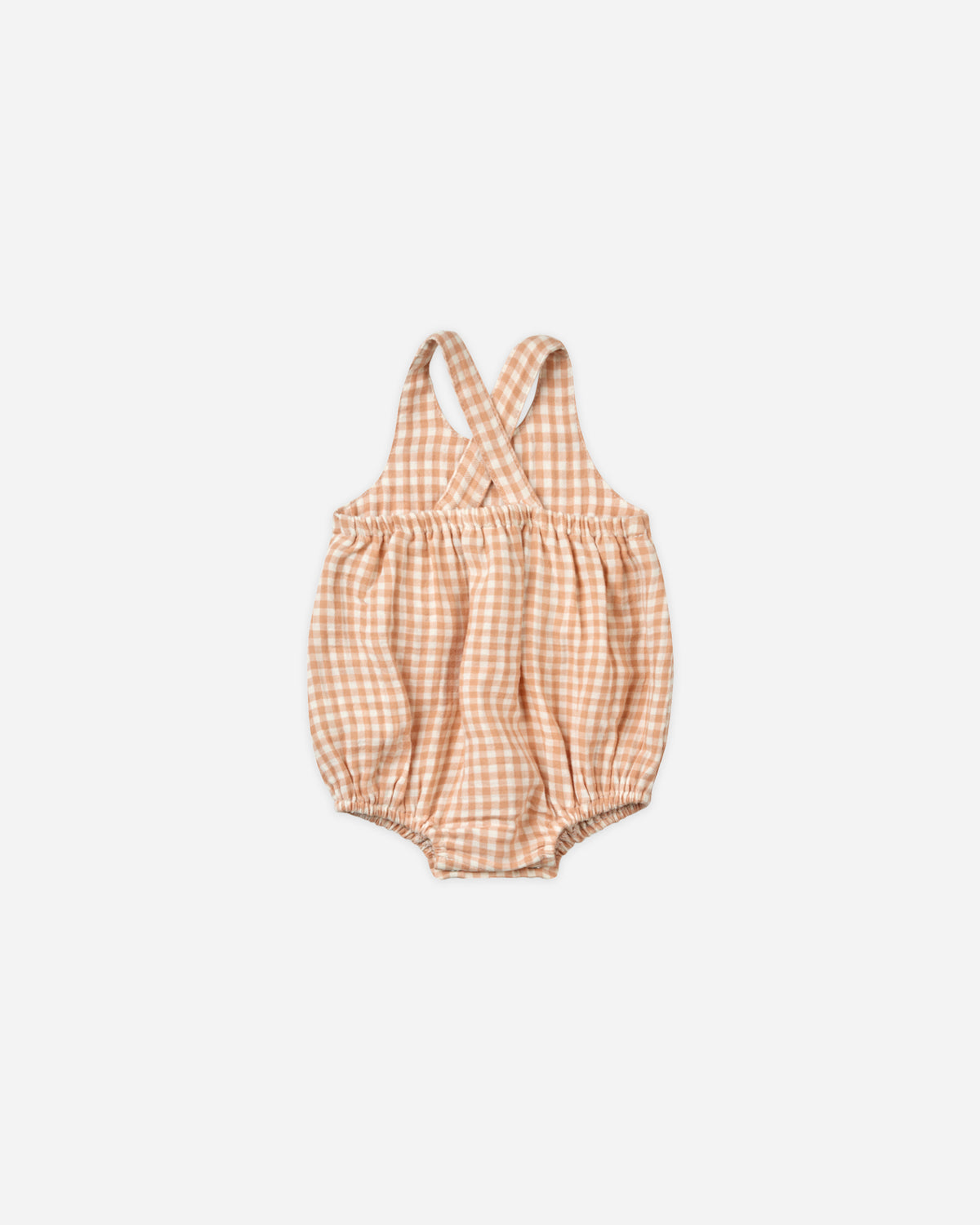 Quincy Mae Baby Boy Charlie Jumpsuit in Sage Gingham main image 1