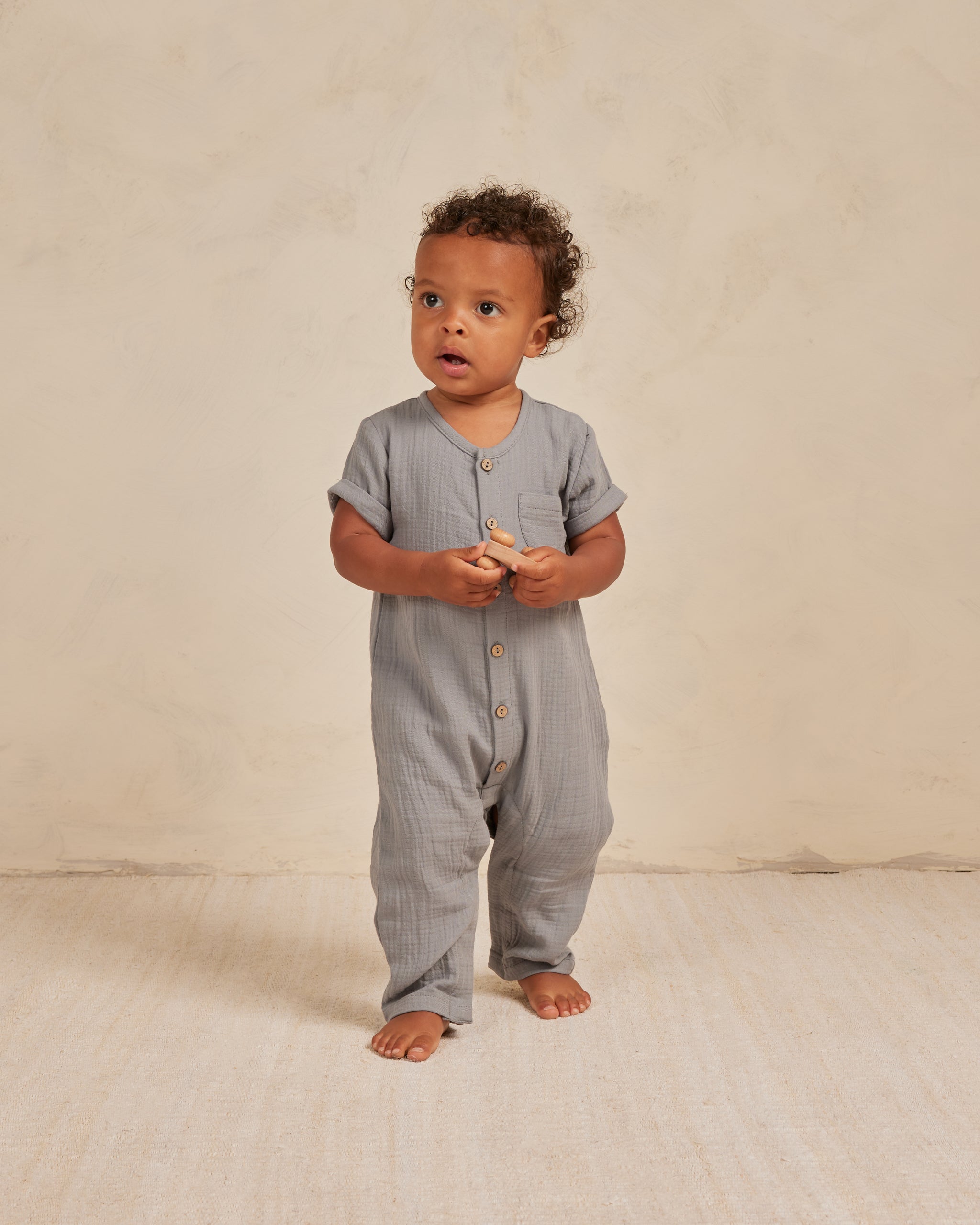 Charlie Jumpsuit || Lagoon - Rylee + Cru | Kids Clothes | Trendy Baby Clothes | Modern Infant Outfits |