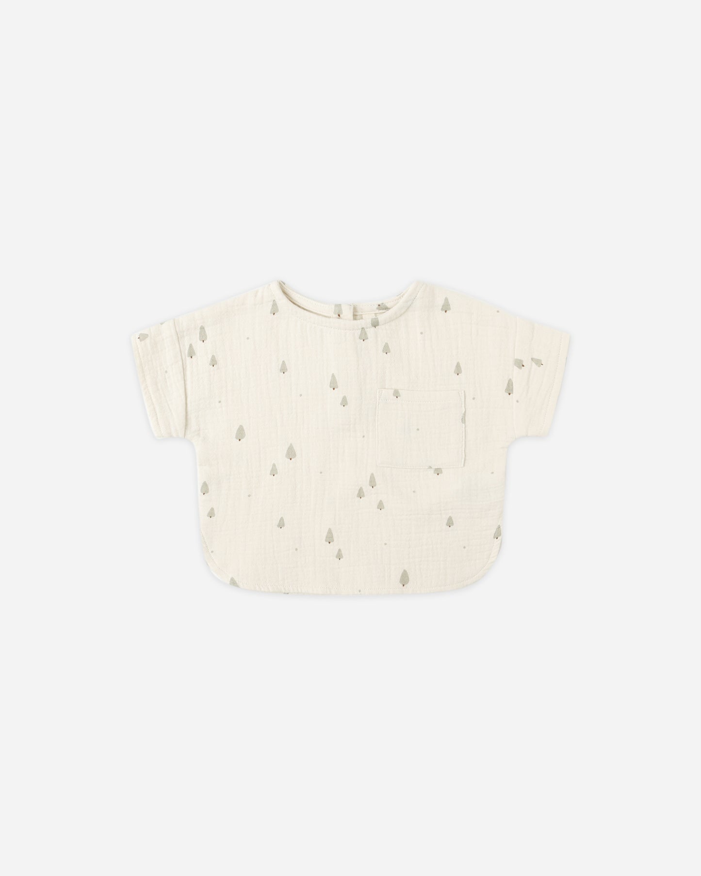 Woven Boxy Top || Trees - Rylee + Cru | Kids Clothes | Trendy Baby Clothes | Modern Infant Outfits |
