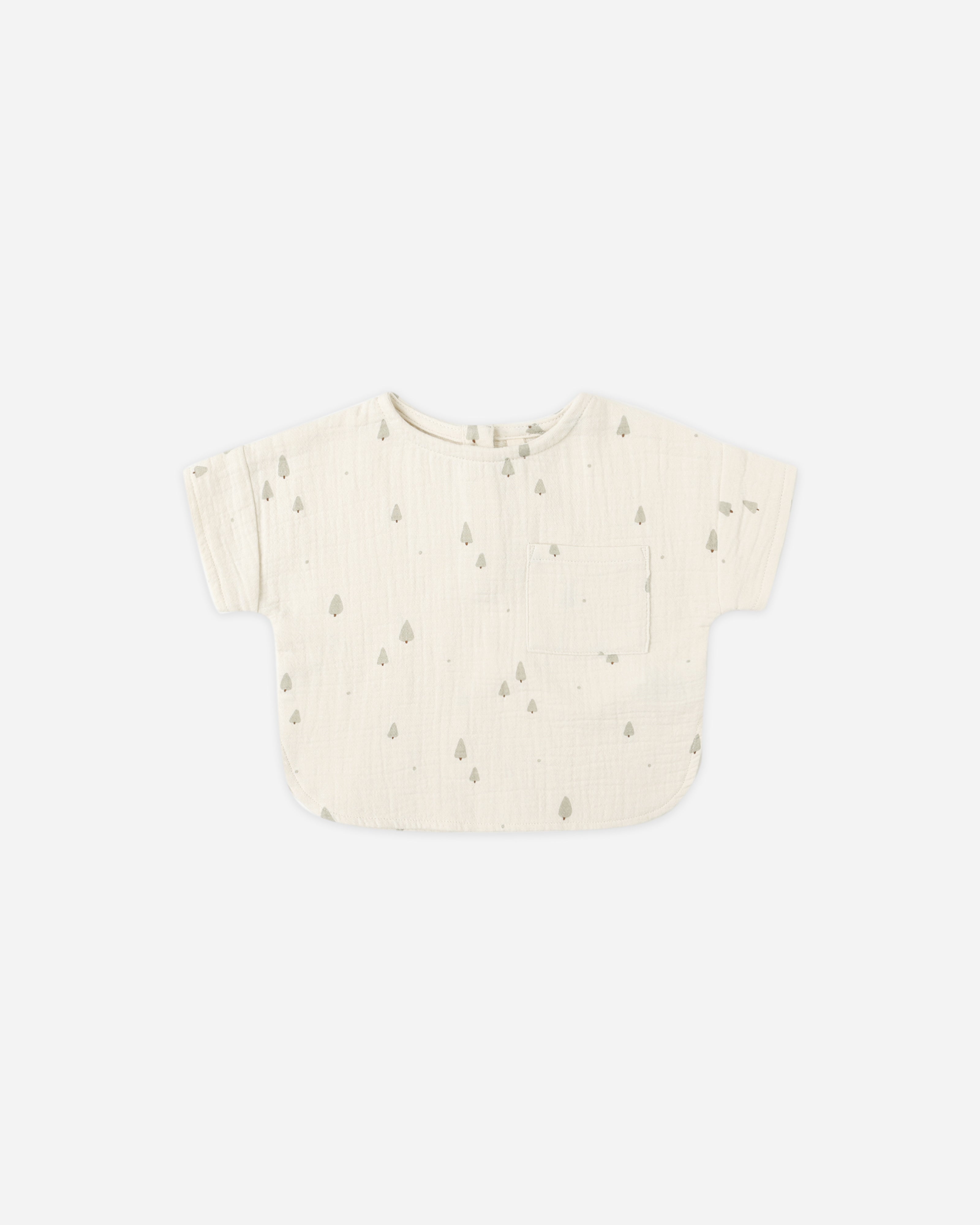 Woven Boxy Top || Trees - Rylee + Cru | Kids Clothes | Trendy Baby Clothes | Modern Infant Outfits |