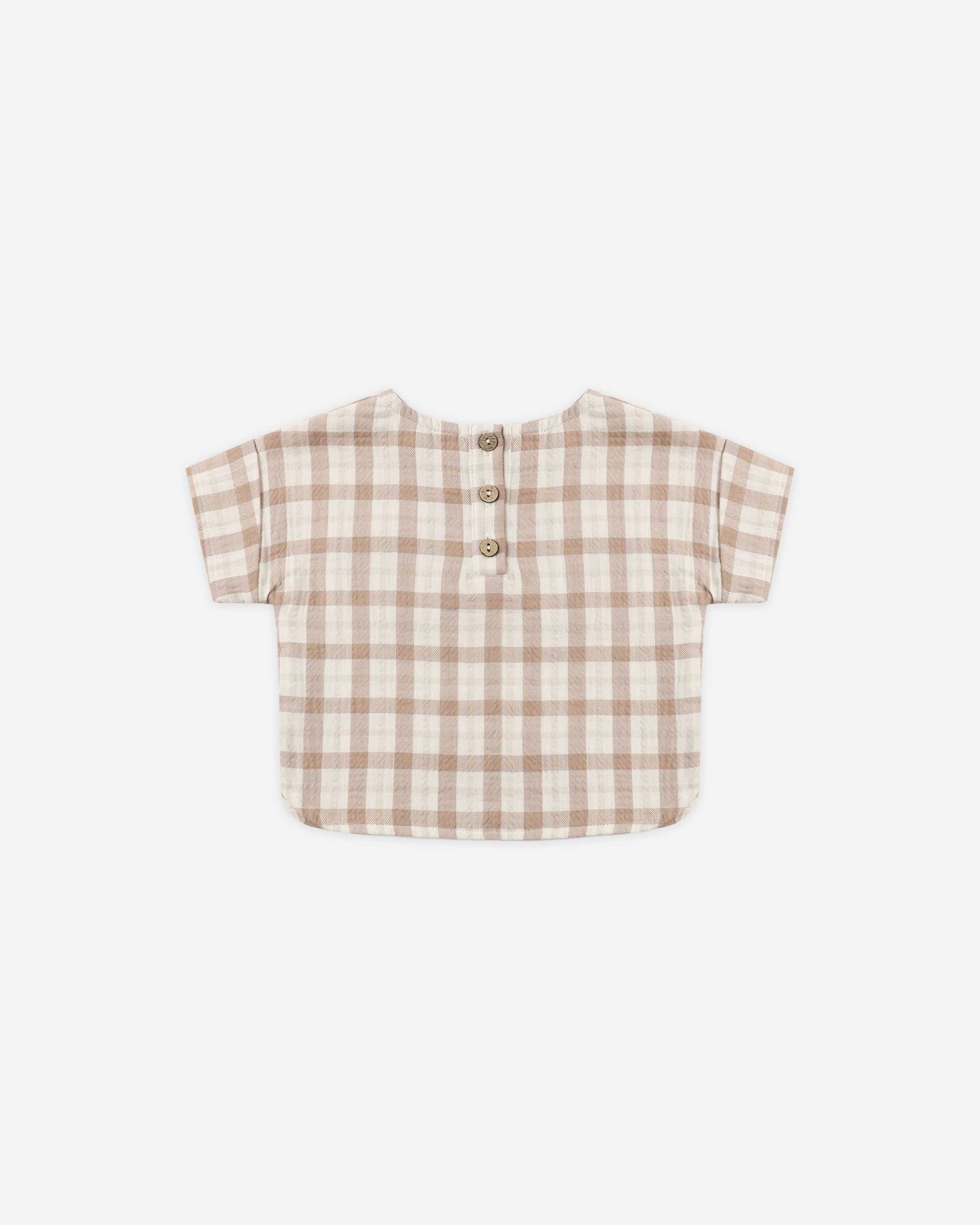 Woven Boxy Top Rustic Plaid - Rylee + Cru | Kids Clothes | Trendy Baby Clothes | Modern Infant Outfits |