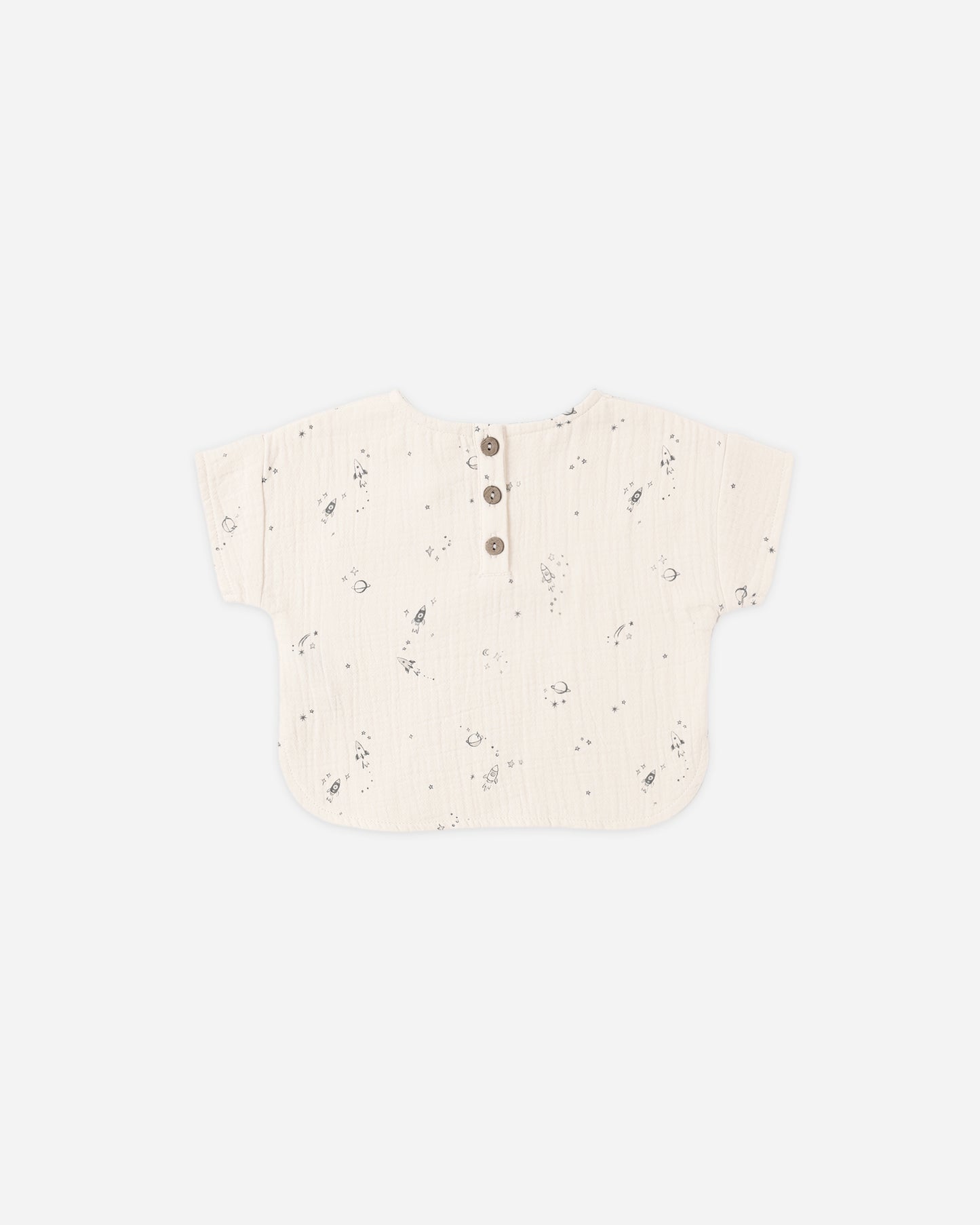 Woven Boxy Top Space - Rylee + Cru | Kids Clothes | Trendy Baby Clothes | Modern Infant Outfits |