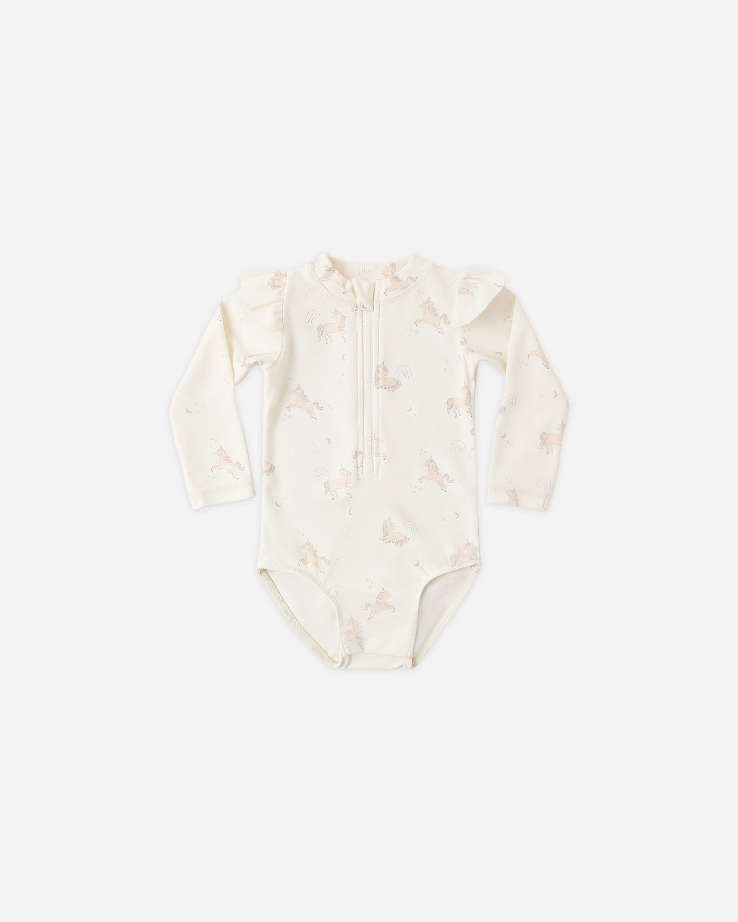 Byron Rashguard One-Piece Unicorns - Rylee + Cru | Kids Clothes | Trendy Baby Clothes | Modern Infant Outfits |